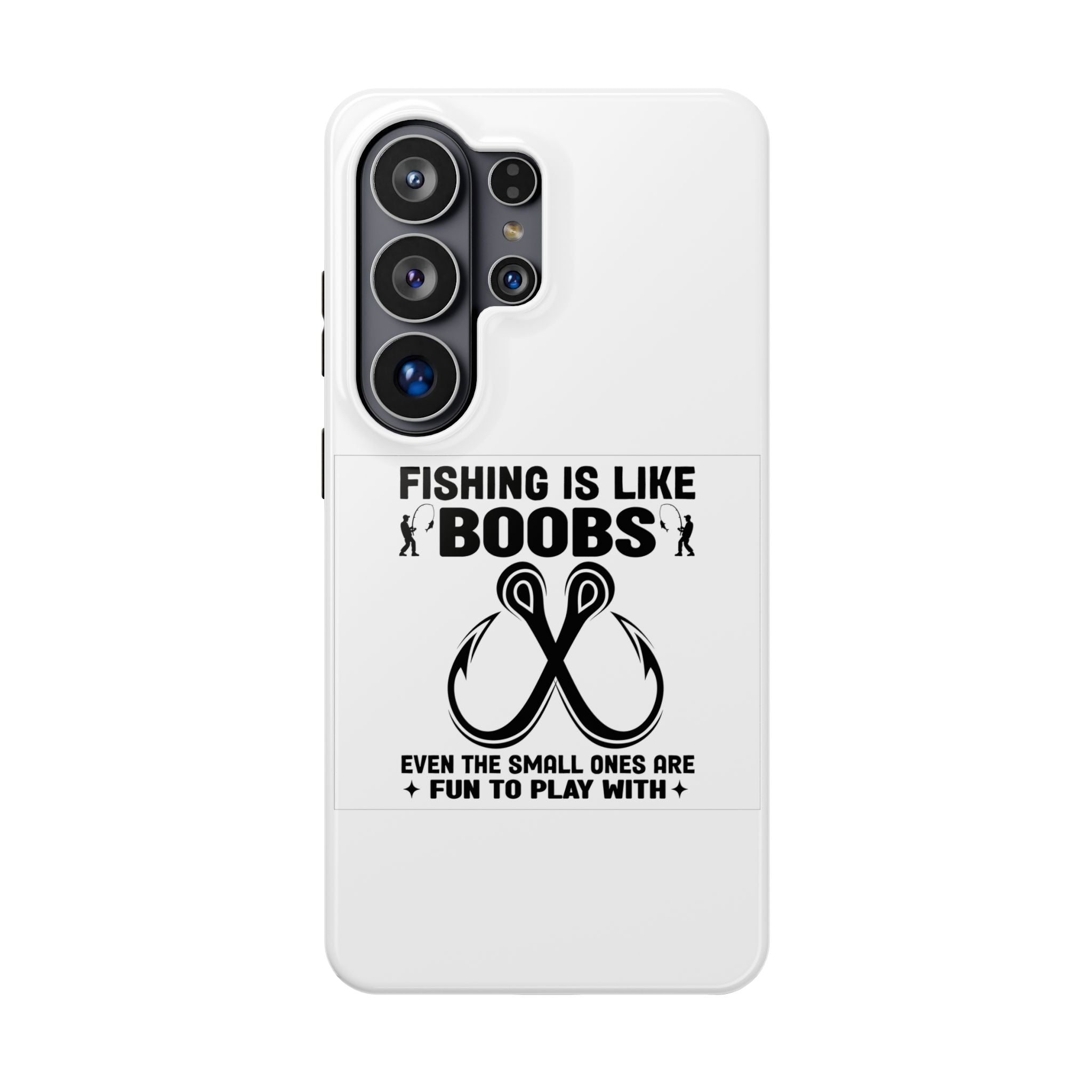 Fishing Is Like Boobs phone case | Impact-Resistant Case