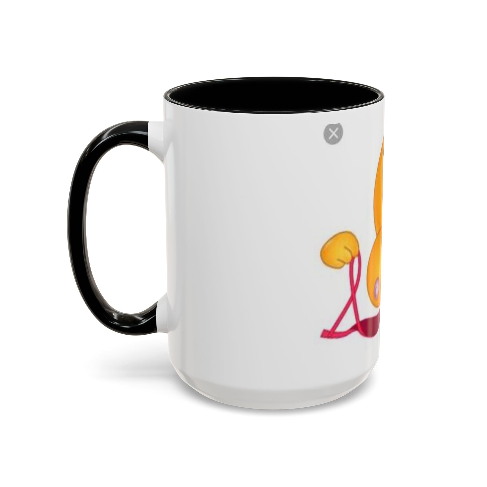 Winking Boob Emoji Mug Accent Coffee Mug | 11oz 15oz