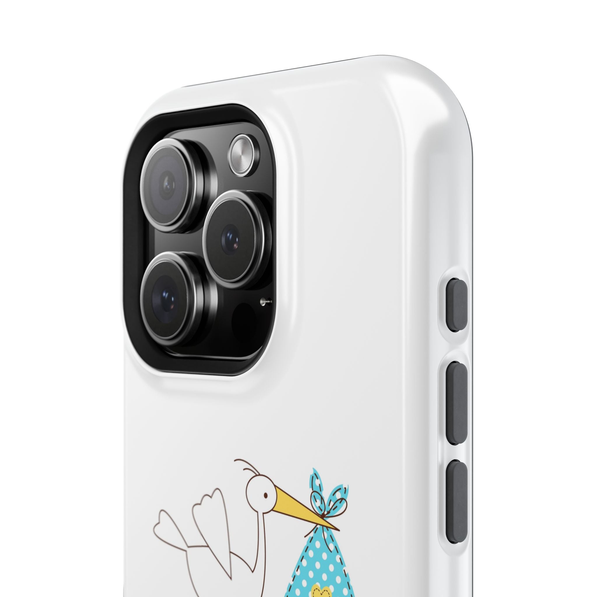 Stork 'It's a Boy' Phone Case | Impact-Resistant Case