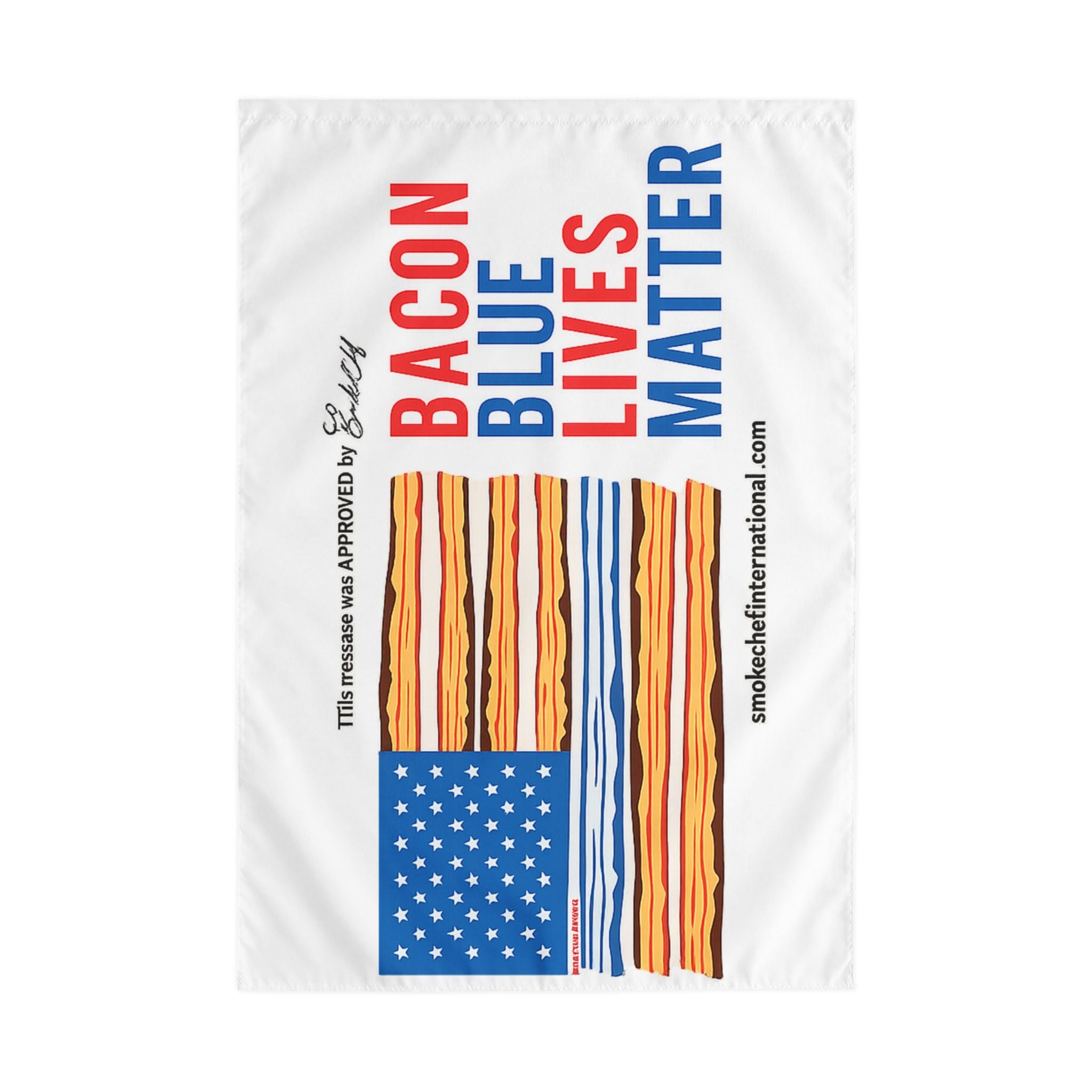 Bacon Blue Lives Matter Flag | Outdoor Flag with Rod Pocket