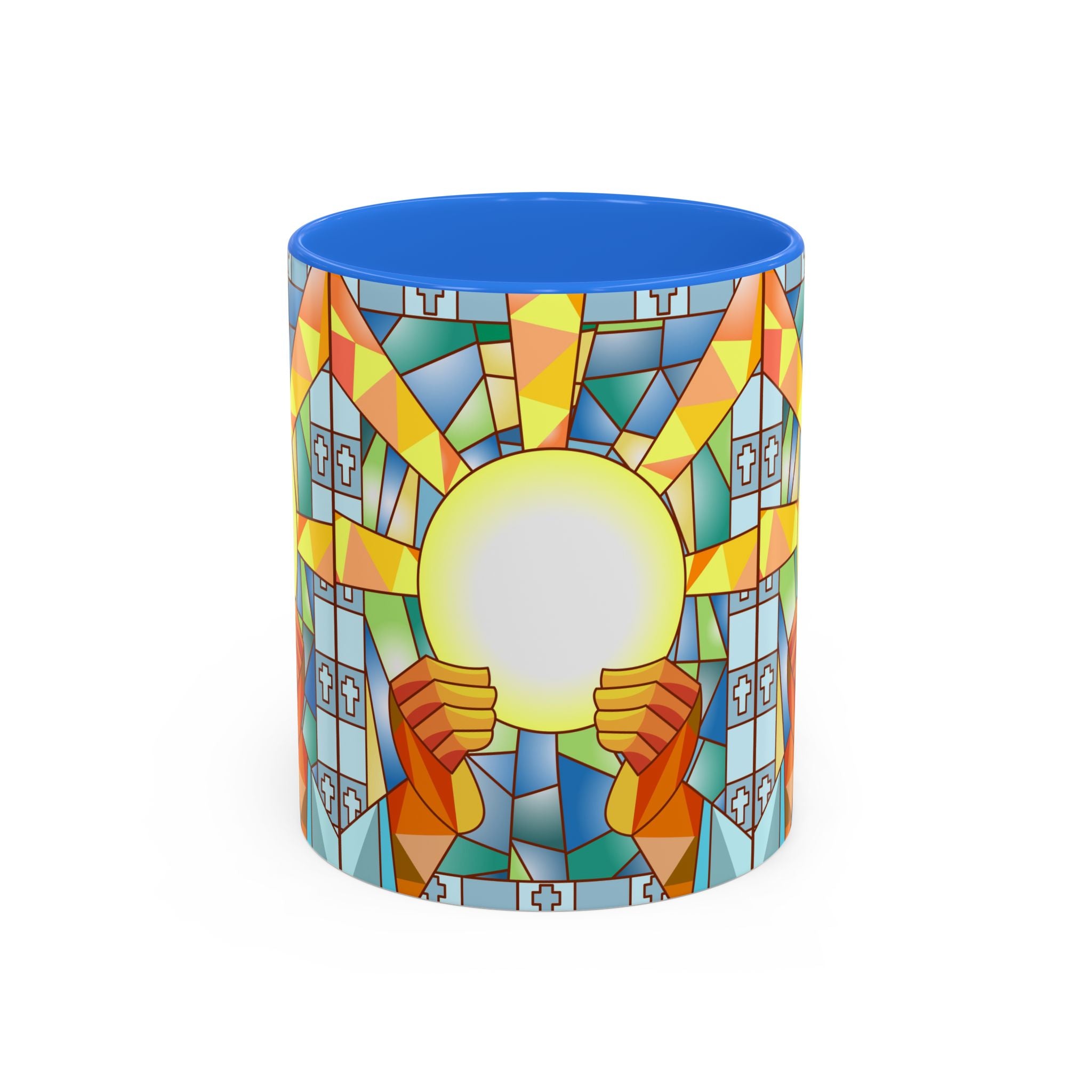 Stained Glass Eucharist Chalice Mug | Church Communion Ceramic Mug