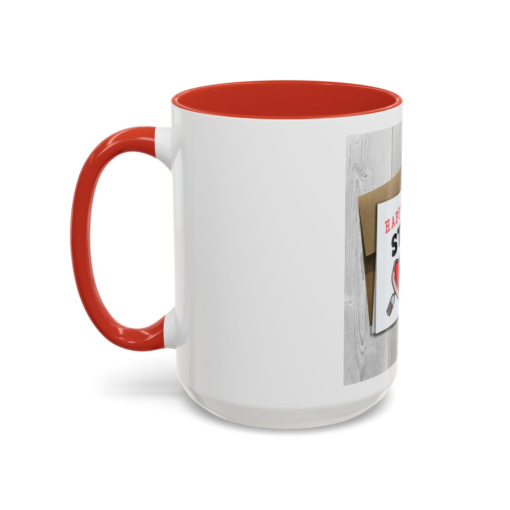 Happy Steak & BJ Day Mug | Novelty Coffee Mug, Humorous Holiday Design