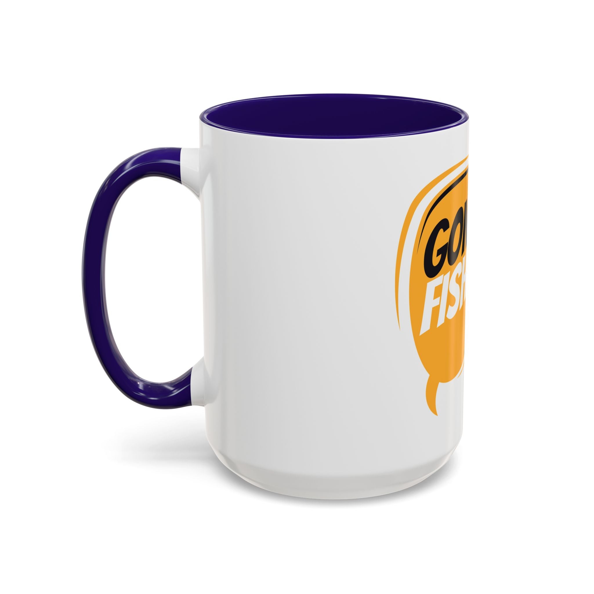 Gone Fishing Speech Bubble Mug | Fishing Quote Coffee Cup