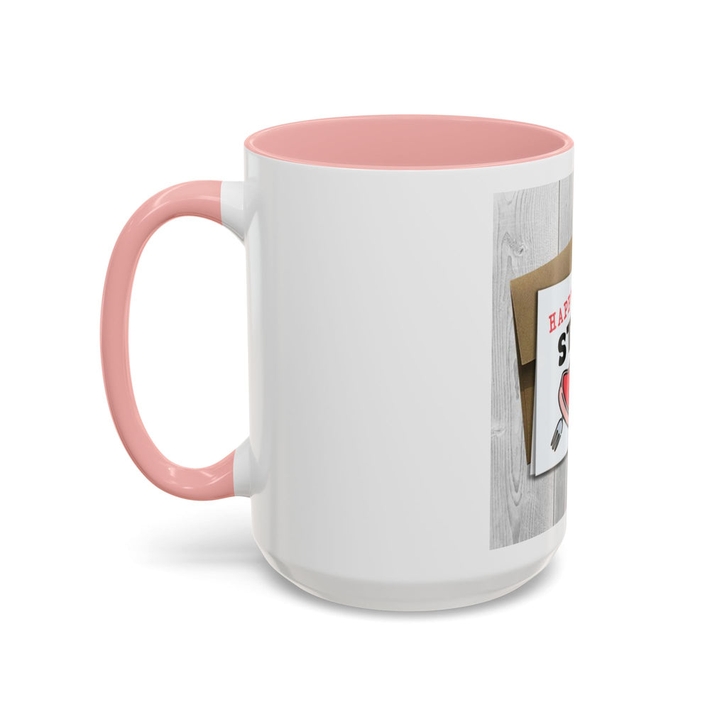 Happy Steak & BJ Day Mug | Novelty Coffee Mug, Humorous Holiday Design