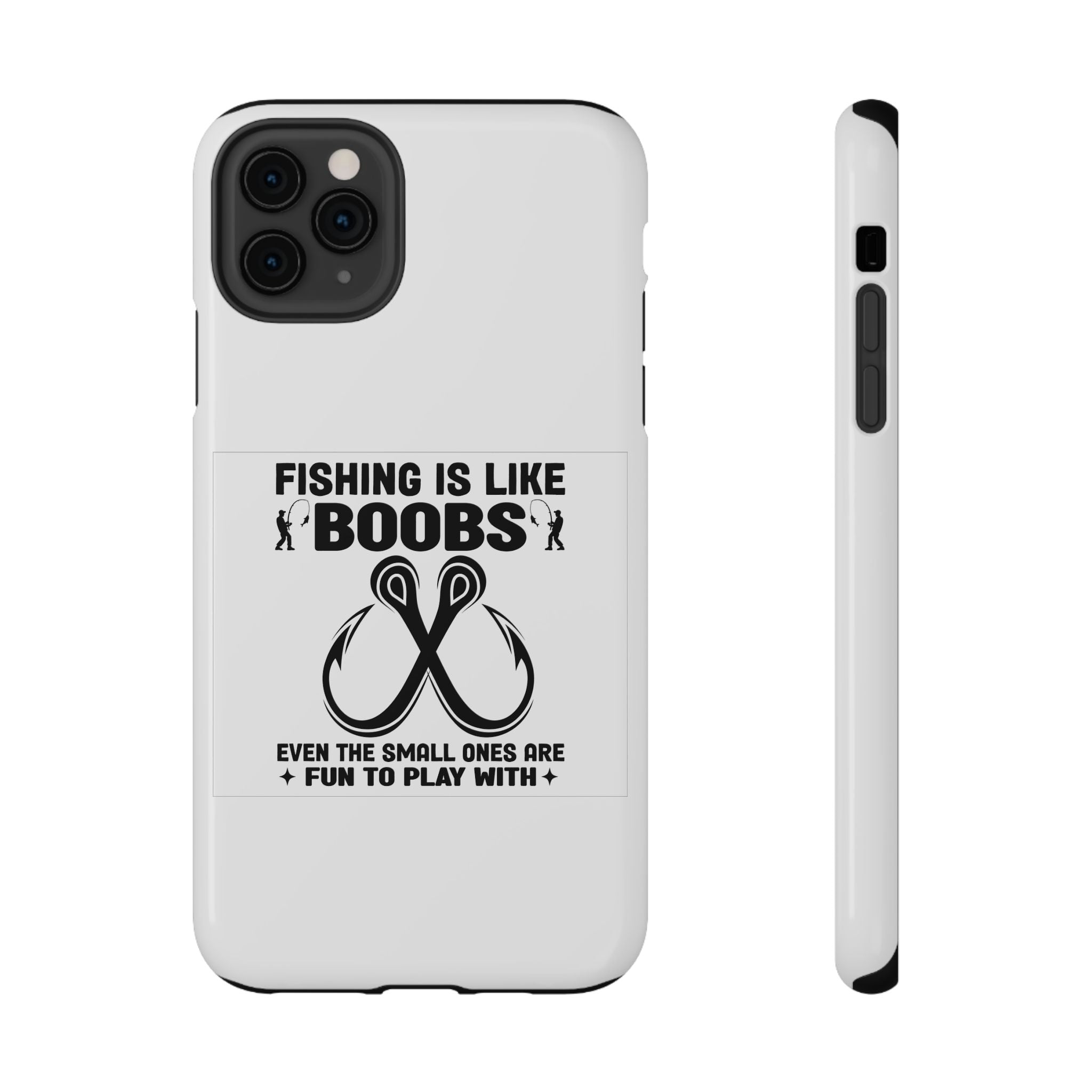 Fishing Is Like Boobs phone case | Impact-Resistant Case