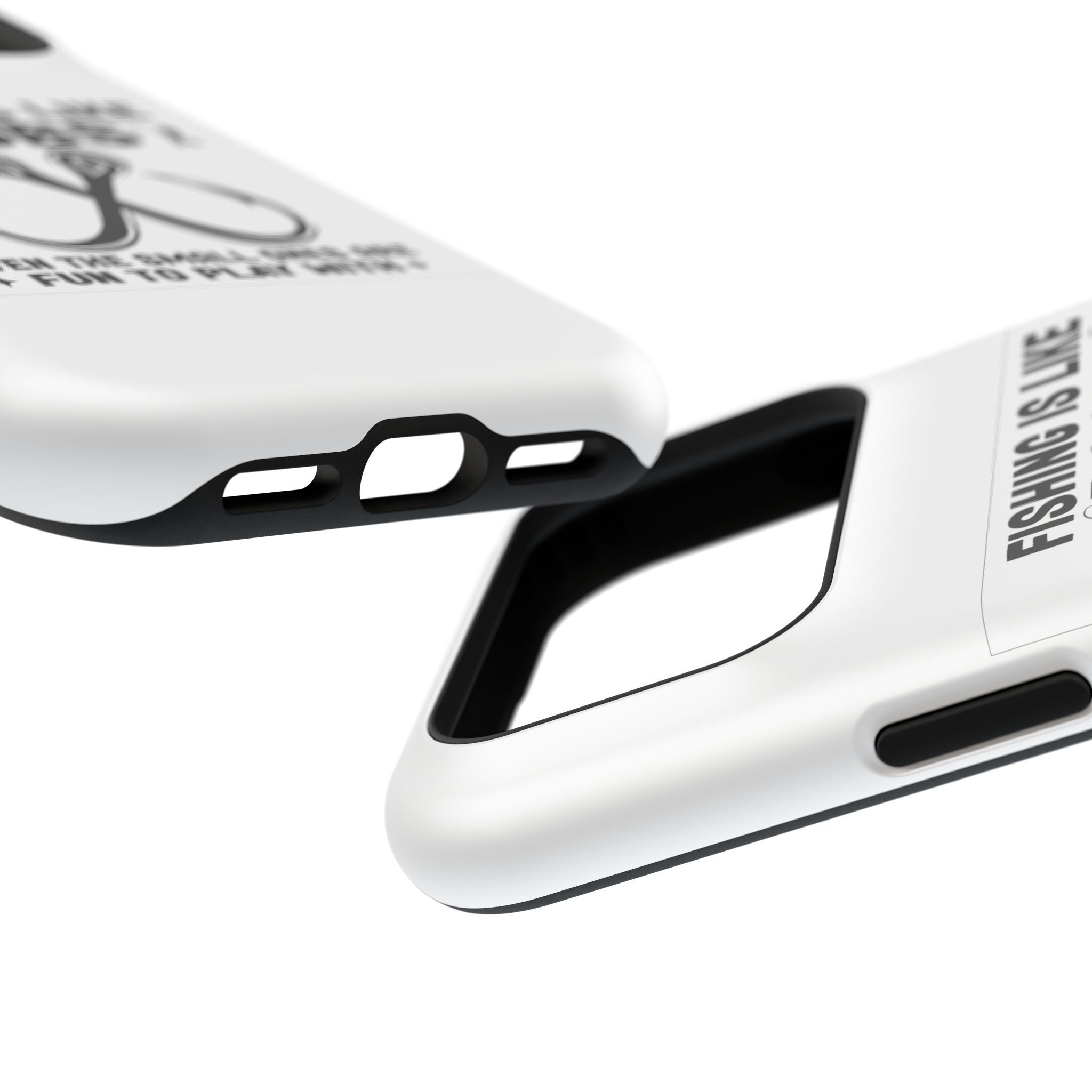 Fishing Is Like Boobs phone case | Impact-Resistant Case
