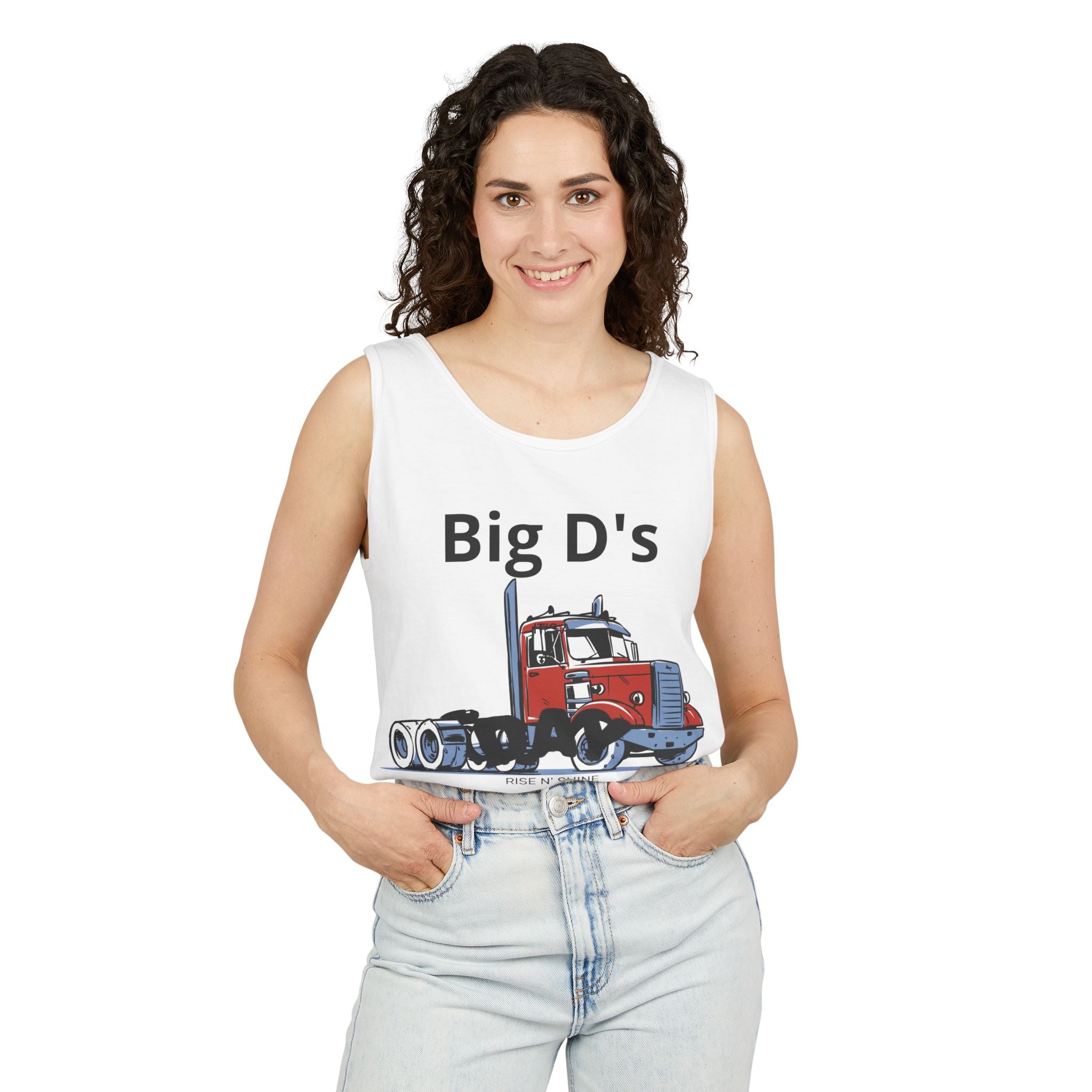 Big D's Hauling Truck Tank Top | Semi-Truck Graphic Tank
