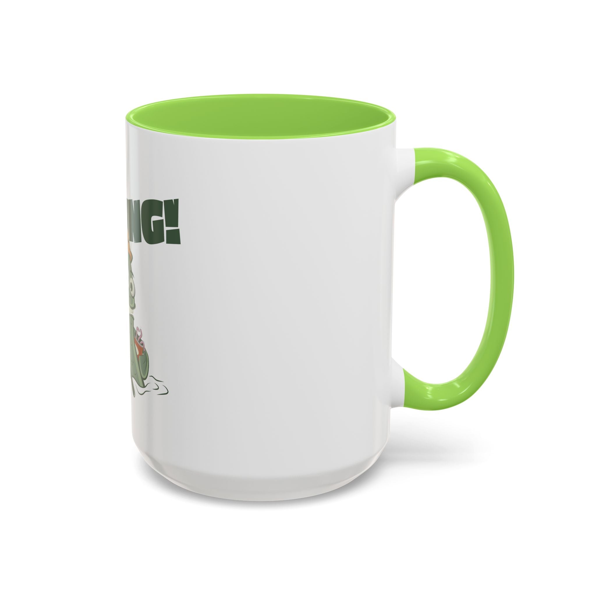 Gone Fishing fish character Mug | 11oz 15oz colorful ceramic