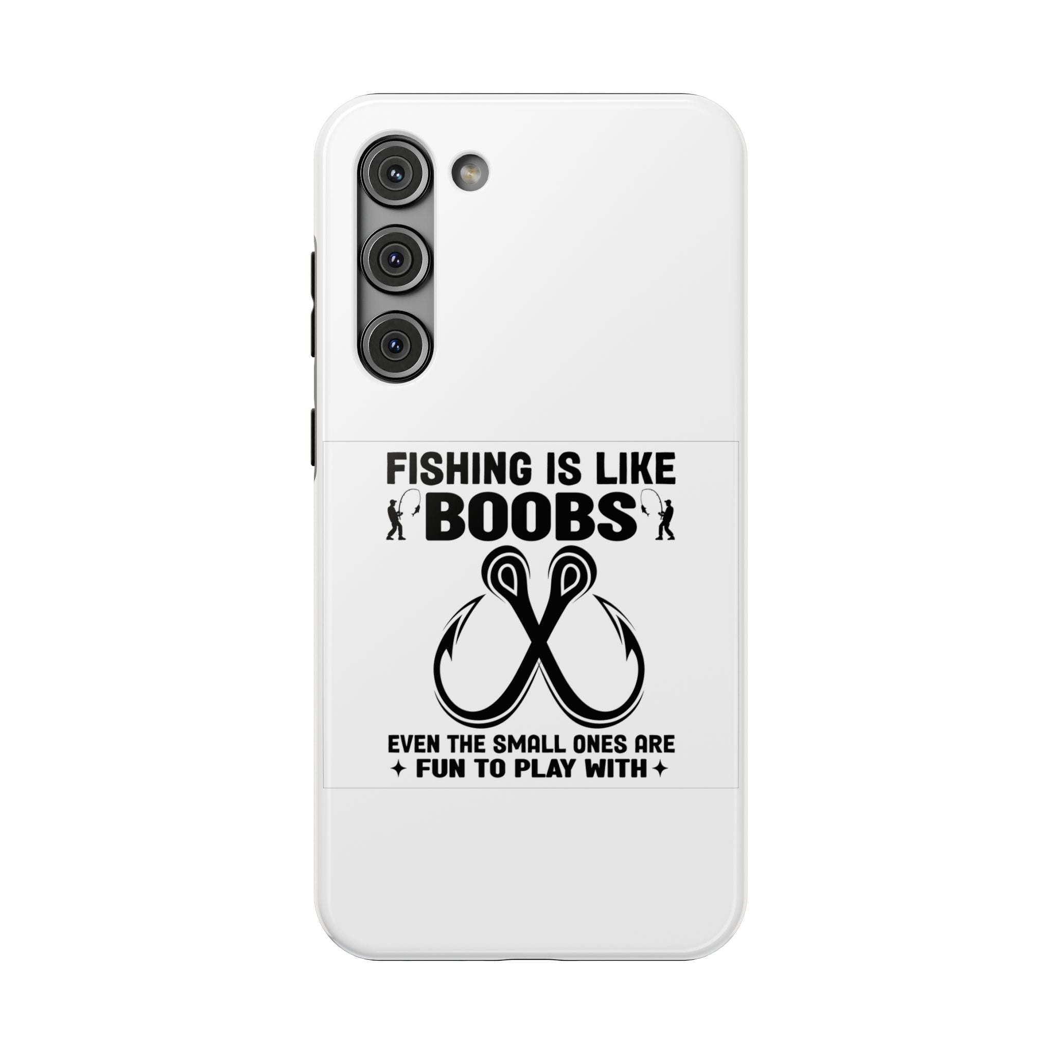 Fishing Is Like Boobs phone case | Impact-Resistant Case