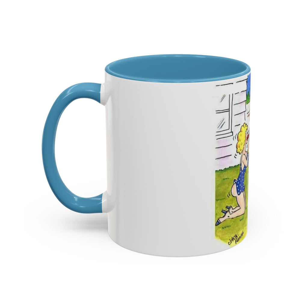 Backyard BBQ Cartoon mug | Accent Coffee Mug 11oz 15oz