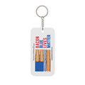 Bacon Blue Lives Matter Double-Sided Keychain