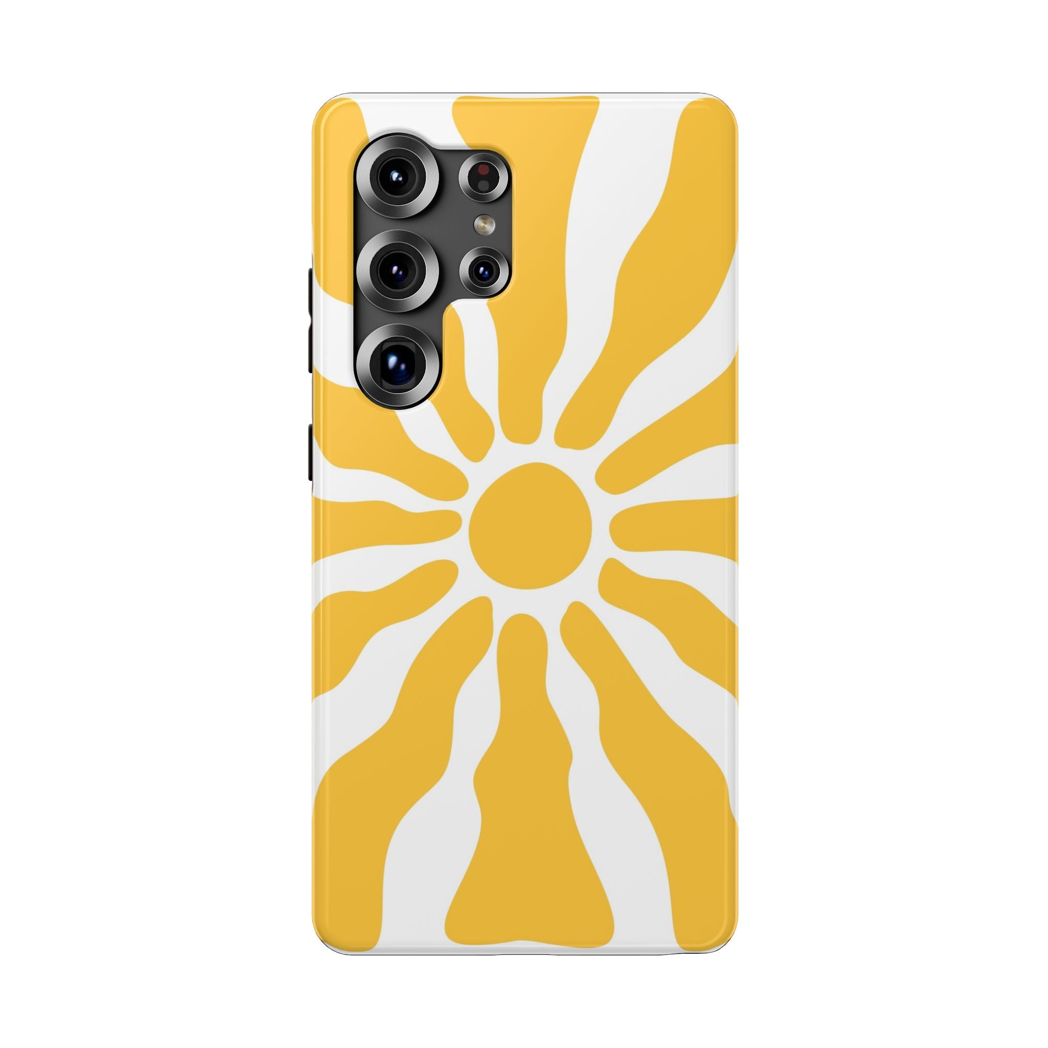 Retro Sunburst iPhone Case | Impact-Resistant Phone Case