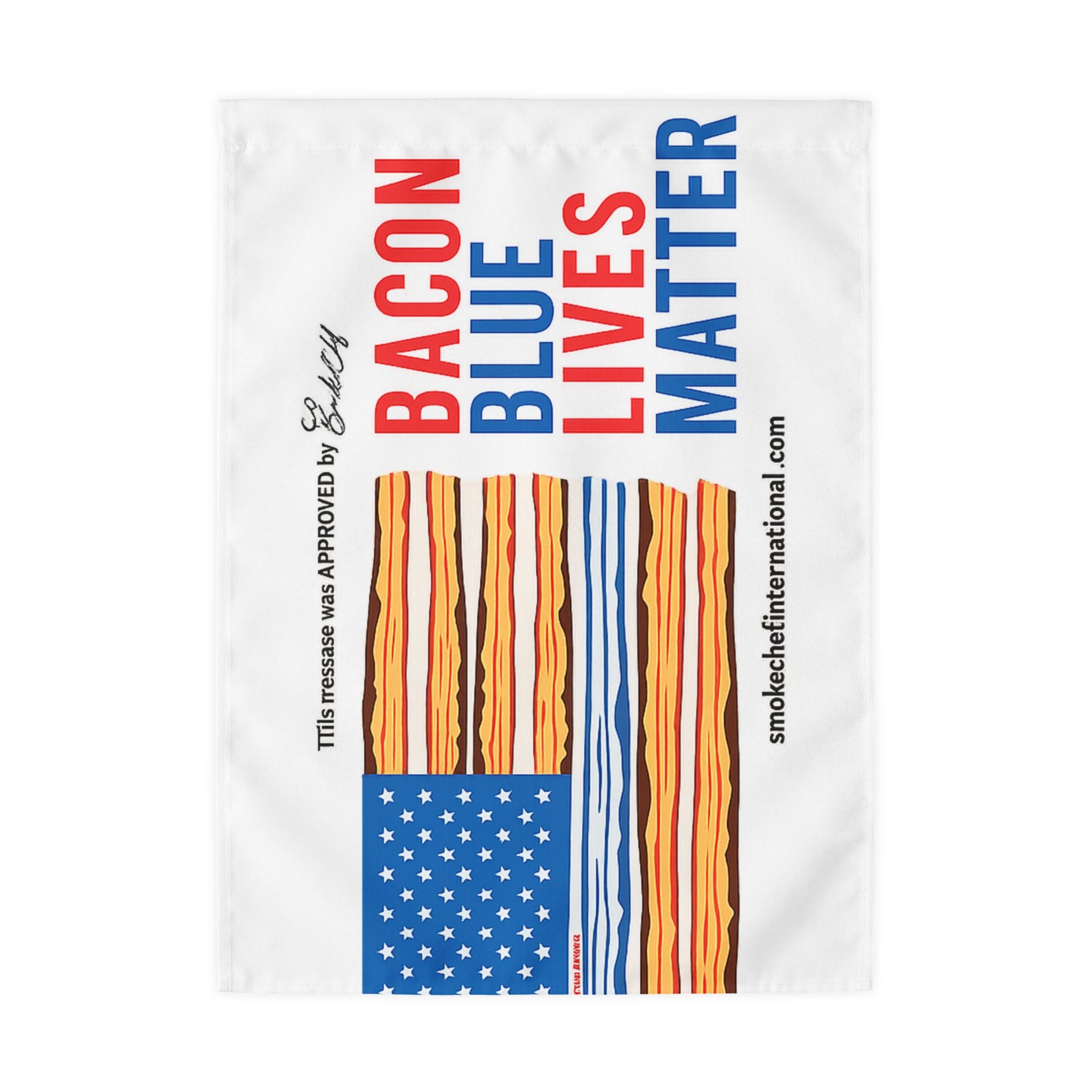 Bacon Blue Lives Matter Flag | Outdoor Flag with Rod Pocket