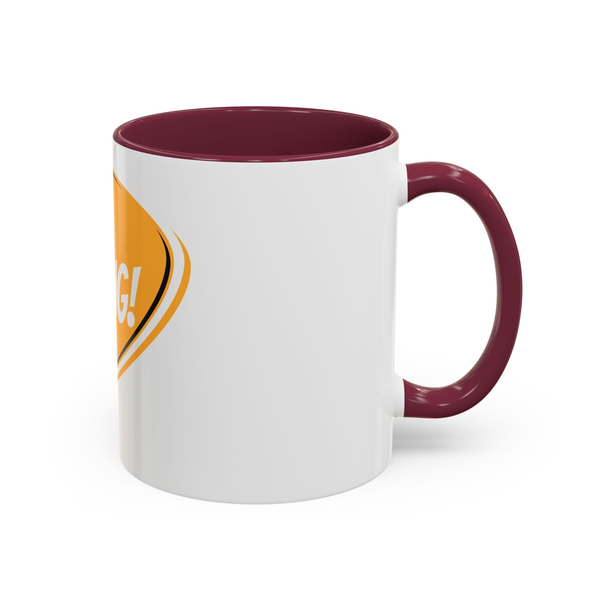 Gone Fishing Speech Bubble Mug | Fishing Quote Coffee Cup