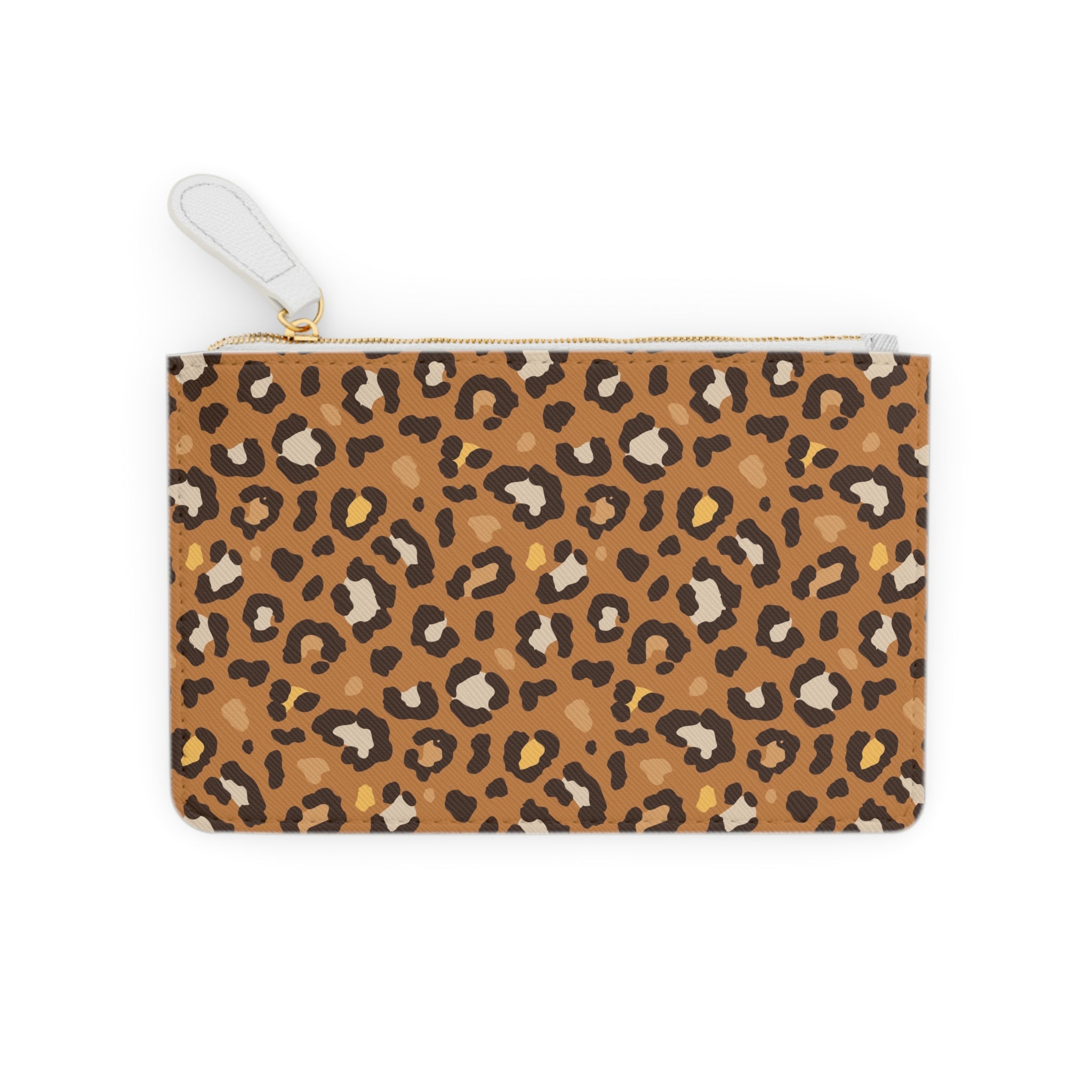 Leopard Print Mini Clutch Bag | Brown Cheetah Pattern Accessory