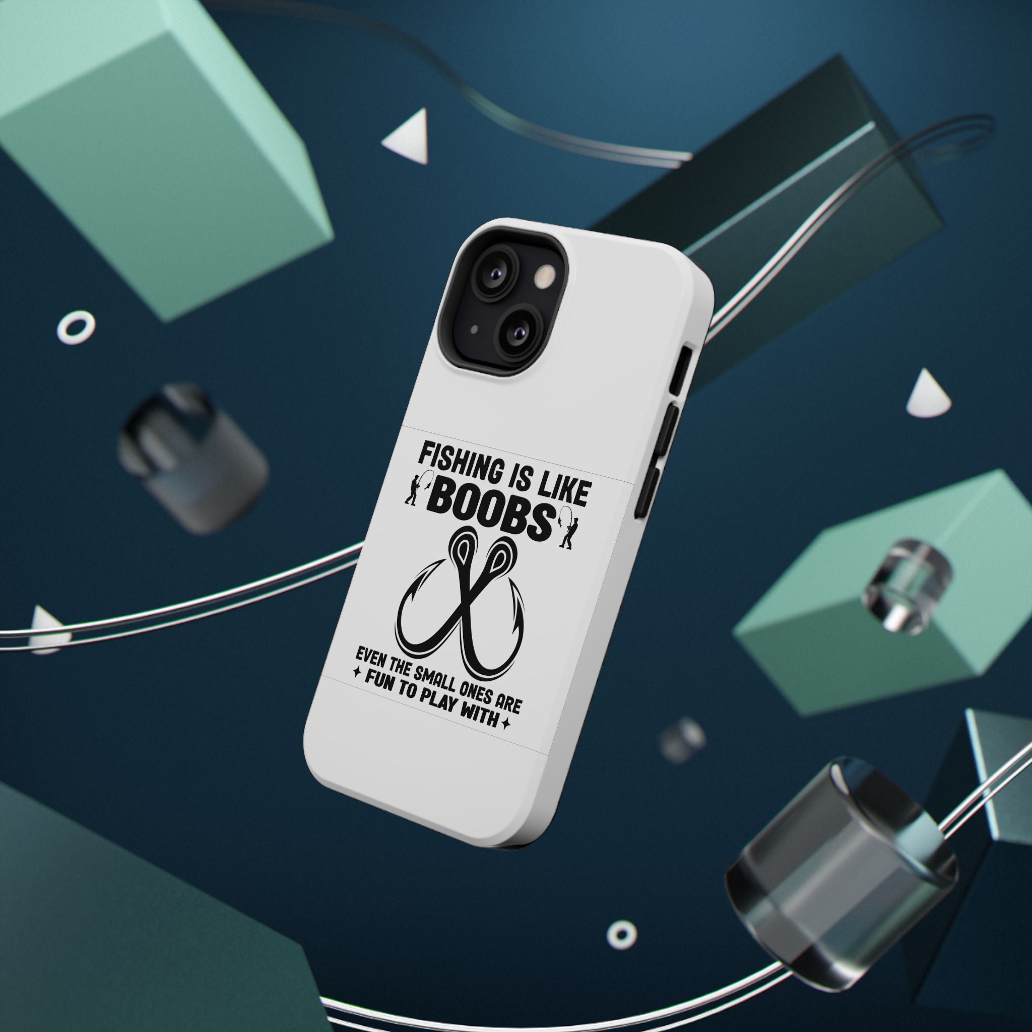 Fishing Is Like Boobs phone case | Impact-Resistant Case
