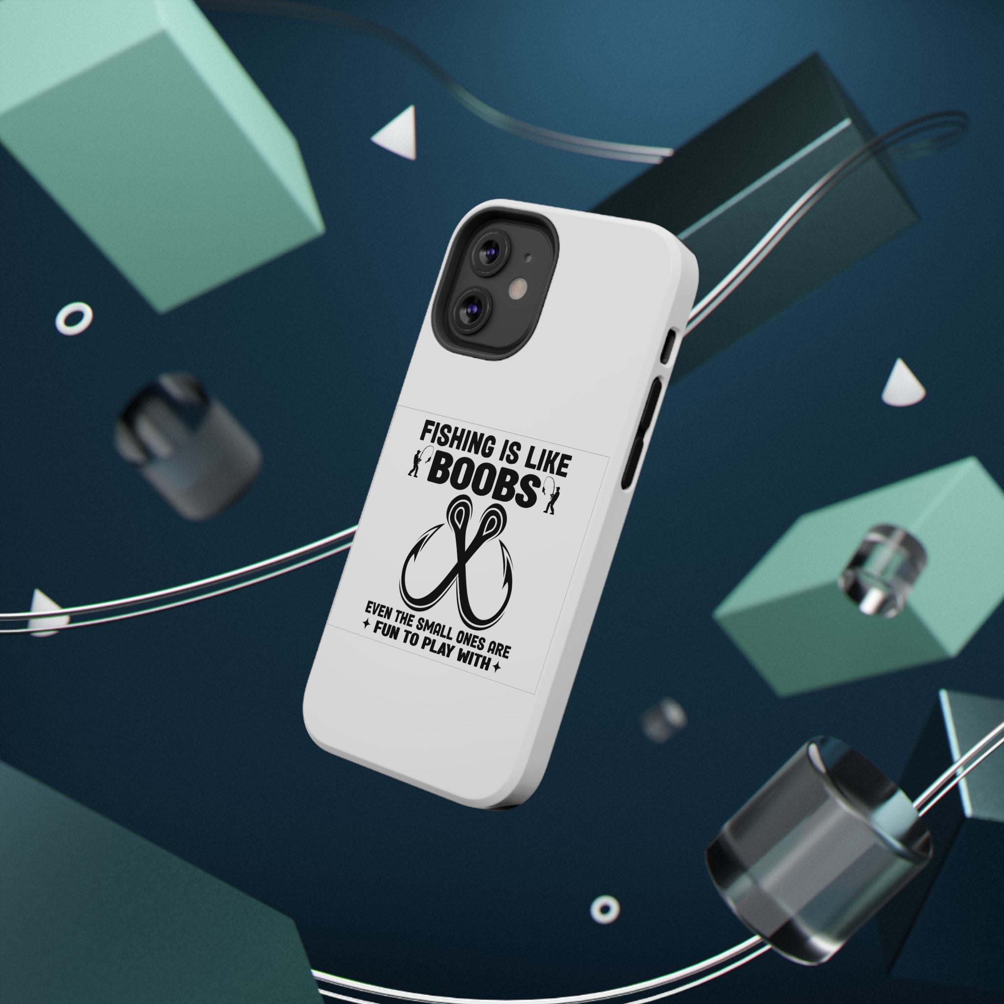 Fishing Is Like Boobs phone case | Impact-Resistant Case