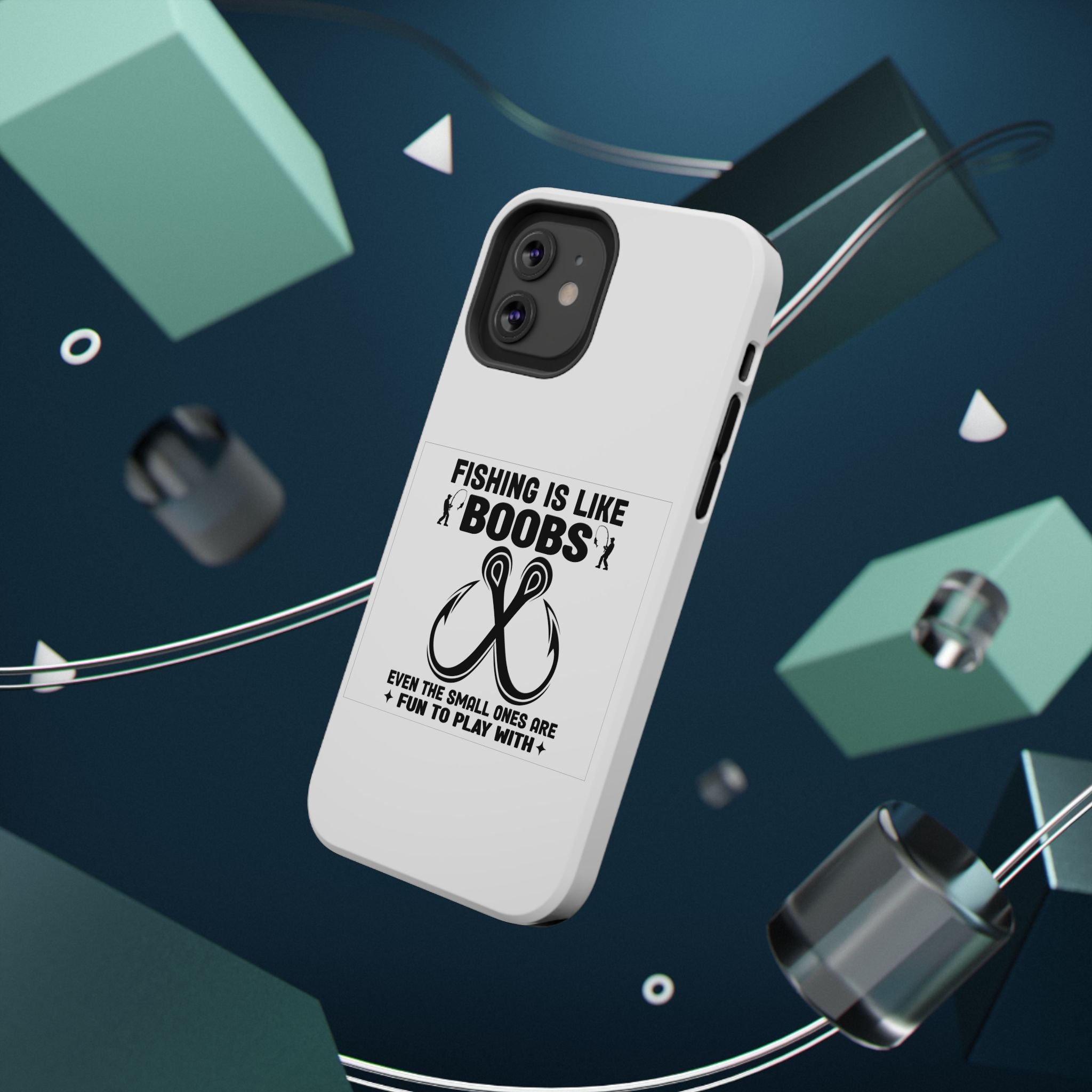 Fishing Is Like Boobs phone case | Impact-Resistant Case