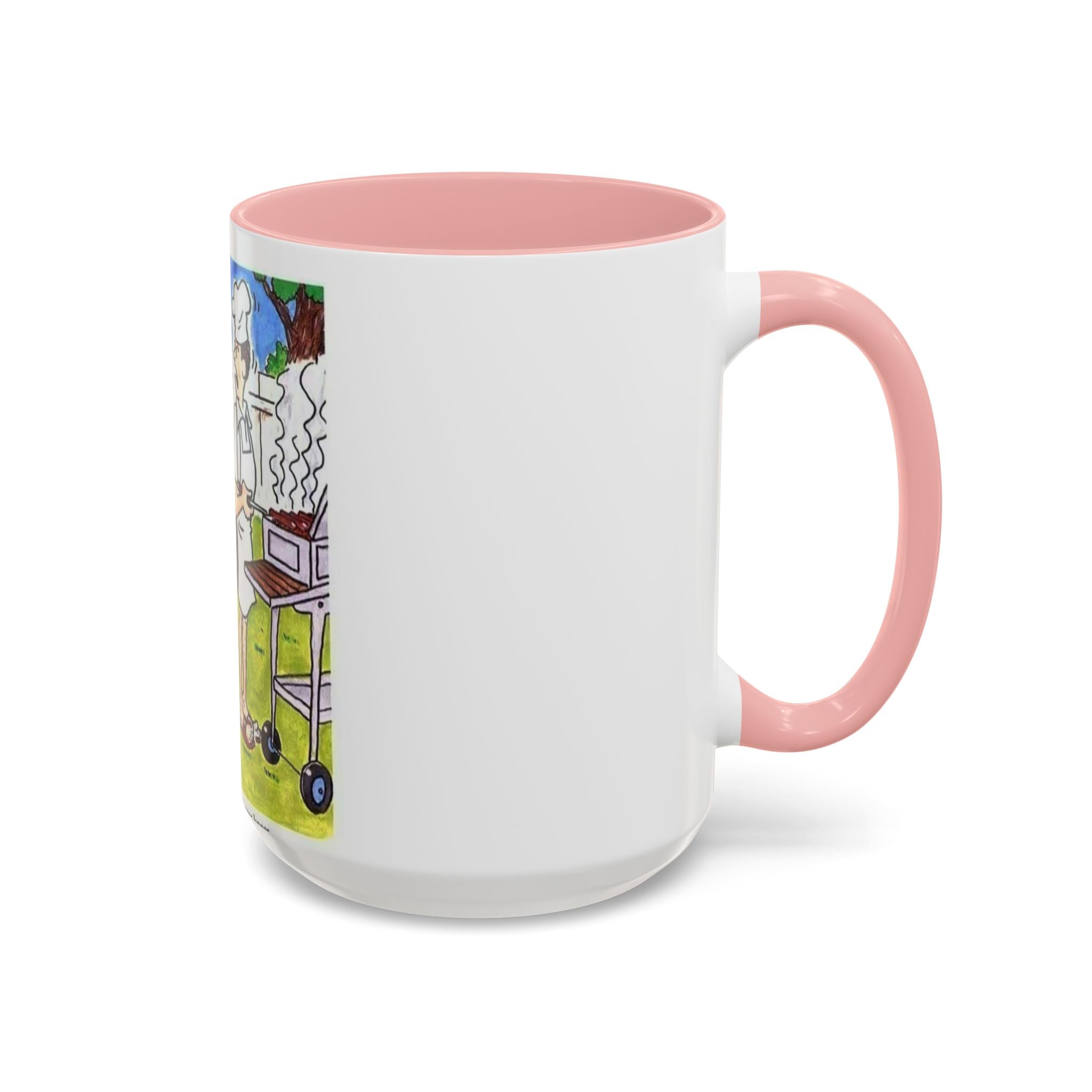 Backyard BBQ Cartoon mug | Accent Coffee Mug 11oz 15oz