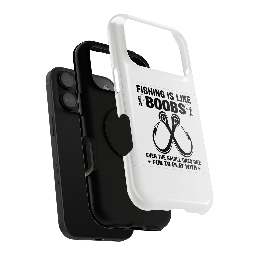 Fishing Is Like Boobs phone case | Impact-Resistant Case