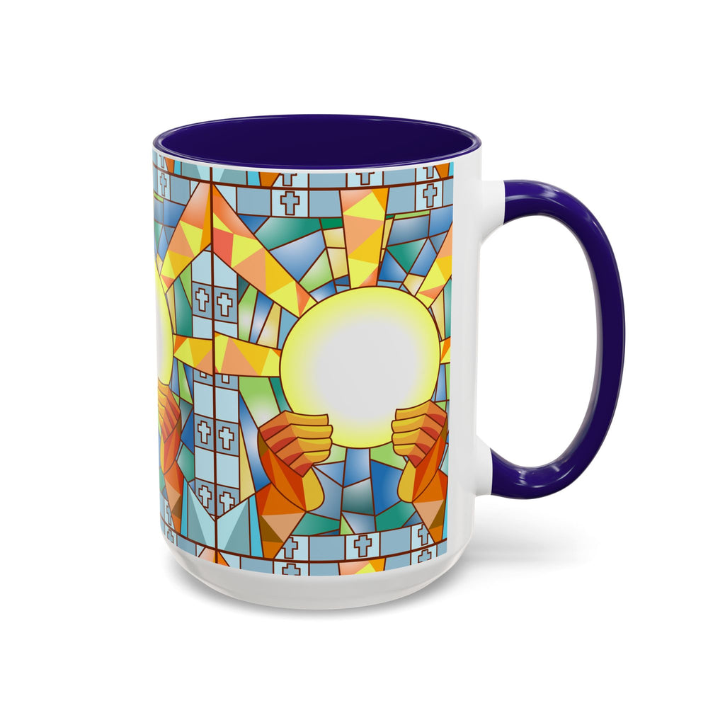 Stained Glass Eucharist Chalice Mug | Church Communion Ceramic Mug