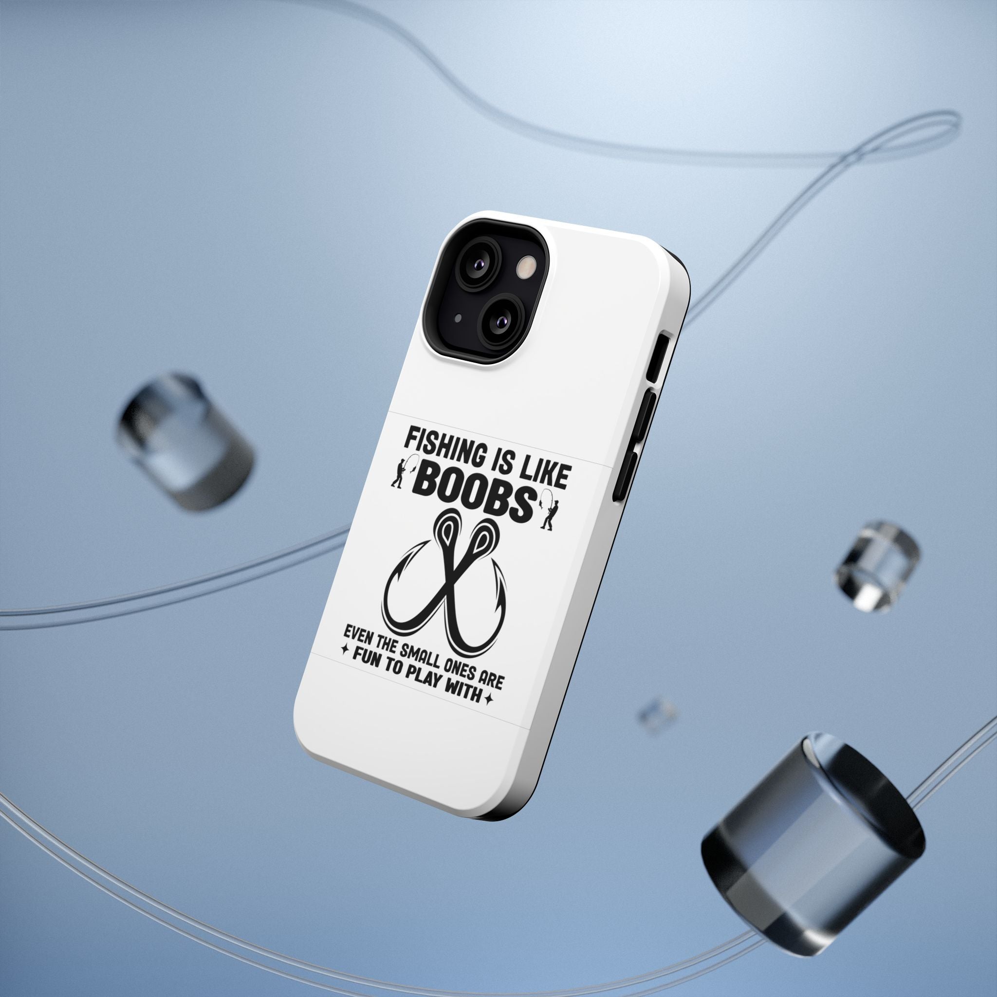 Fishing Is Like Boobs phone case | Impact-Resistant Case
