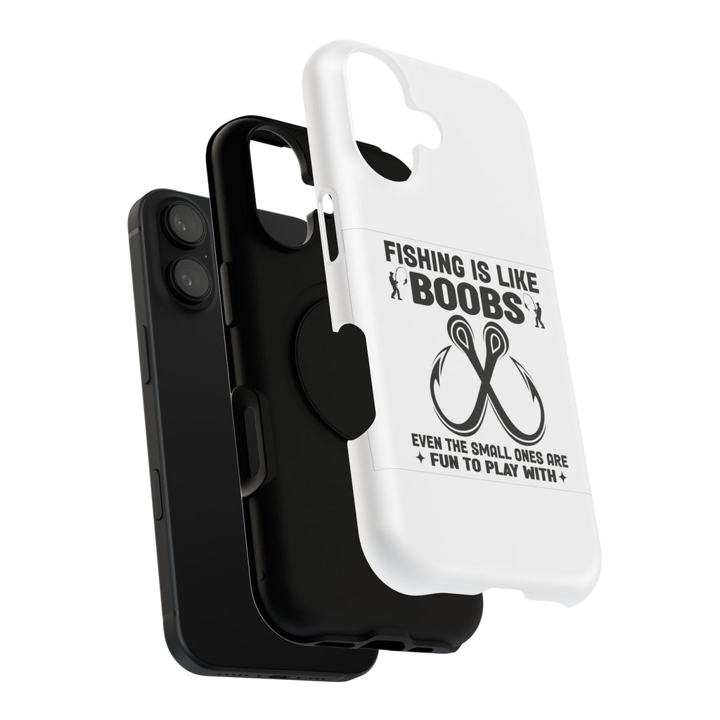 Fishing Is Like Boobs phone case | Impact-Resistant Case
