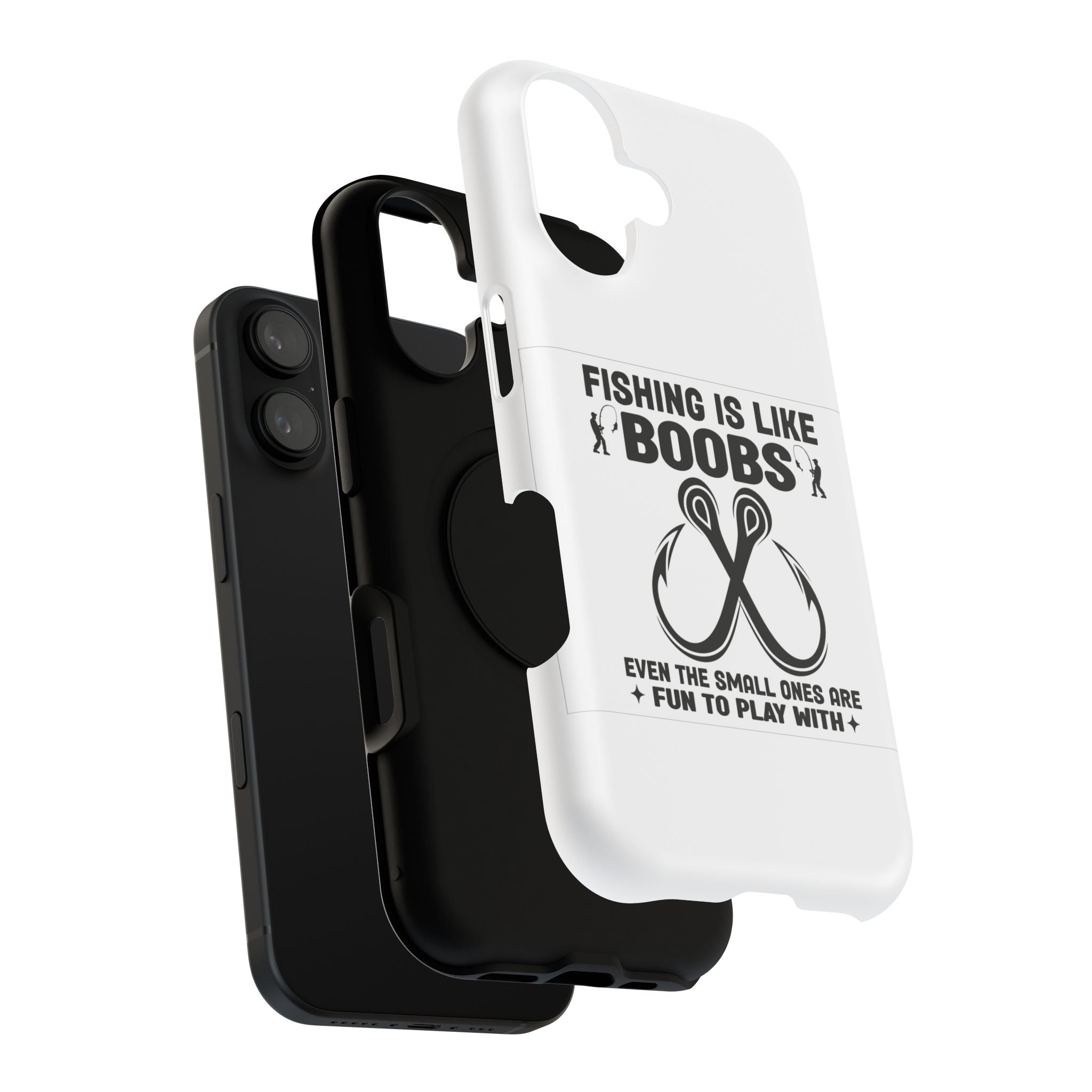 Fishing Is Like Boobs phone case | Impact-Resistant Case