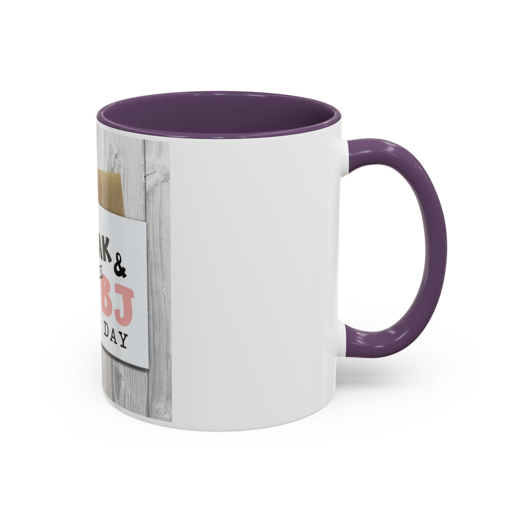 Happy Steak & BJ Day Mug | Novelty Coffee Mug, Humorous Holiday Design
