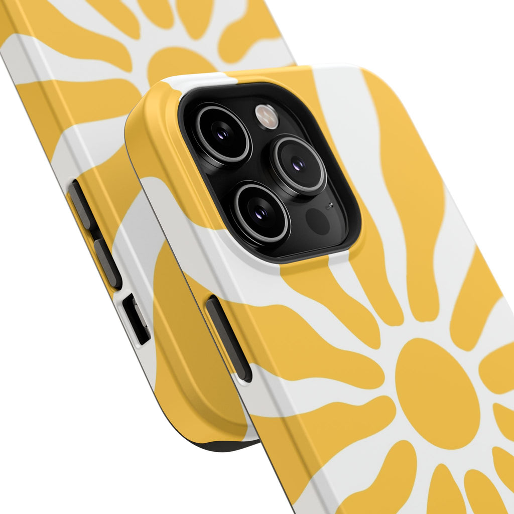 Retro Sunburst iPhone Case | Impact-Resistant Phone Case