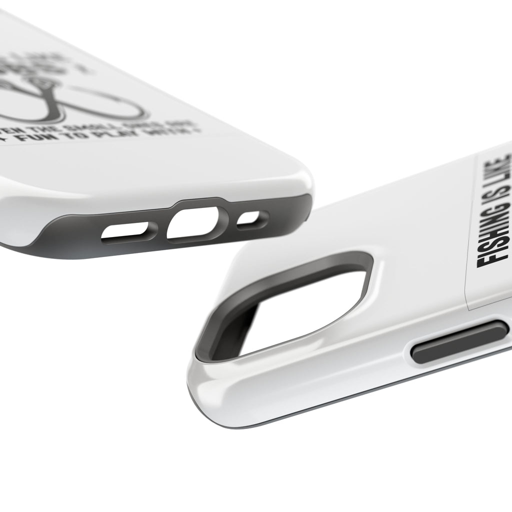 Fishing Is Like Boobs phone case | Impact-Resistant Case