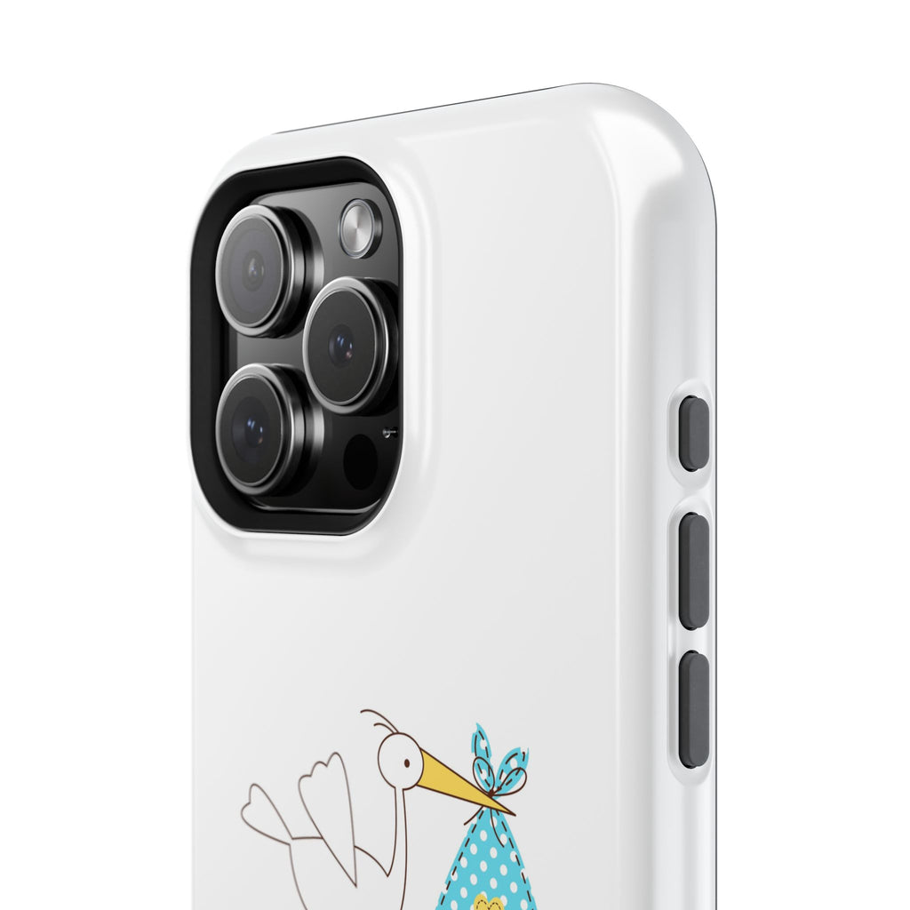 Stork 'It's a Boy' Phone Case | Impact-Resistant Case