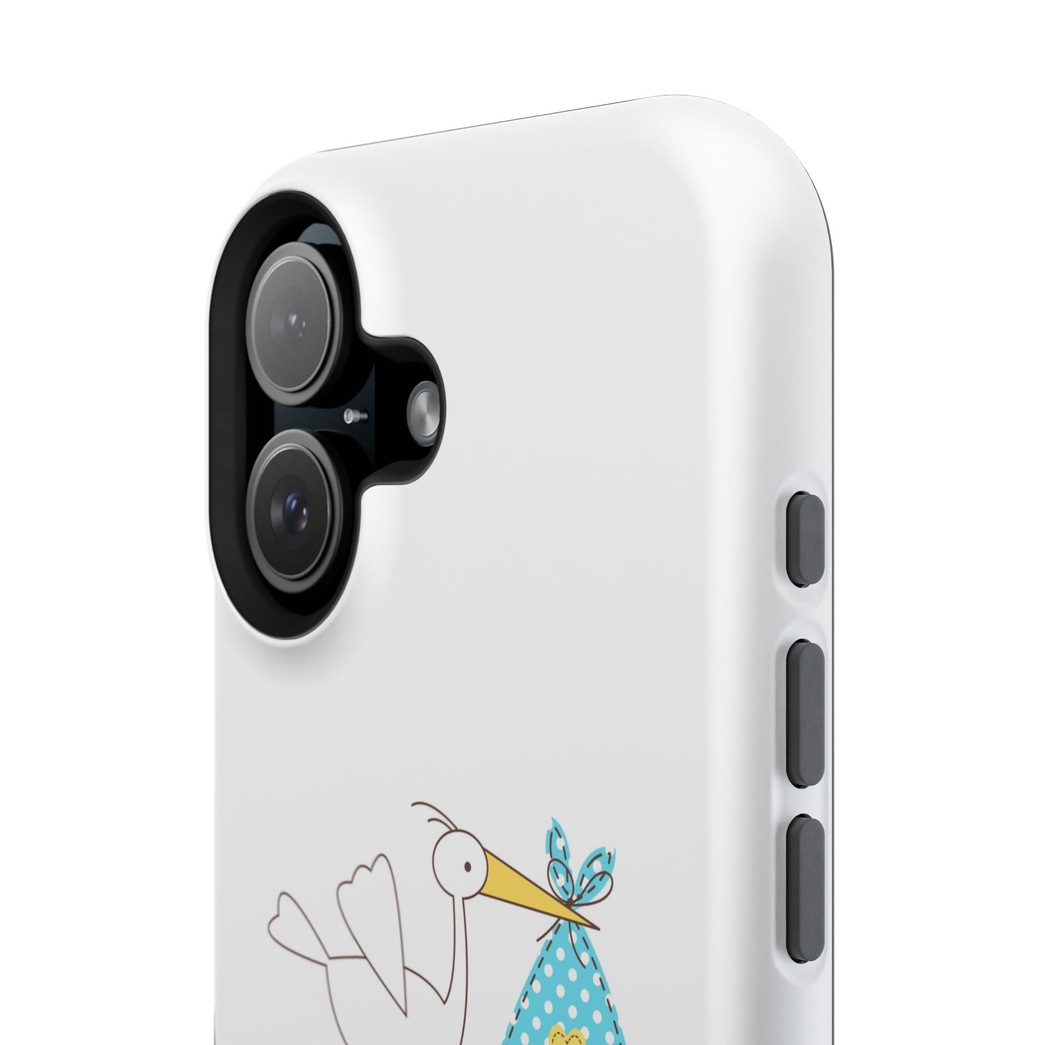 Stork 'It's a Boy' Phone Case | Impact-Resistant Case