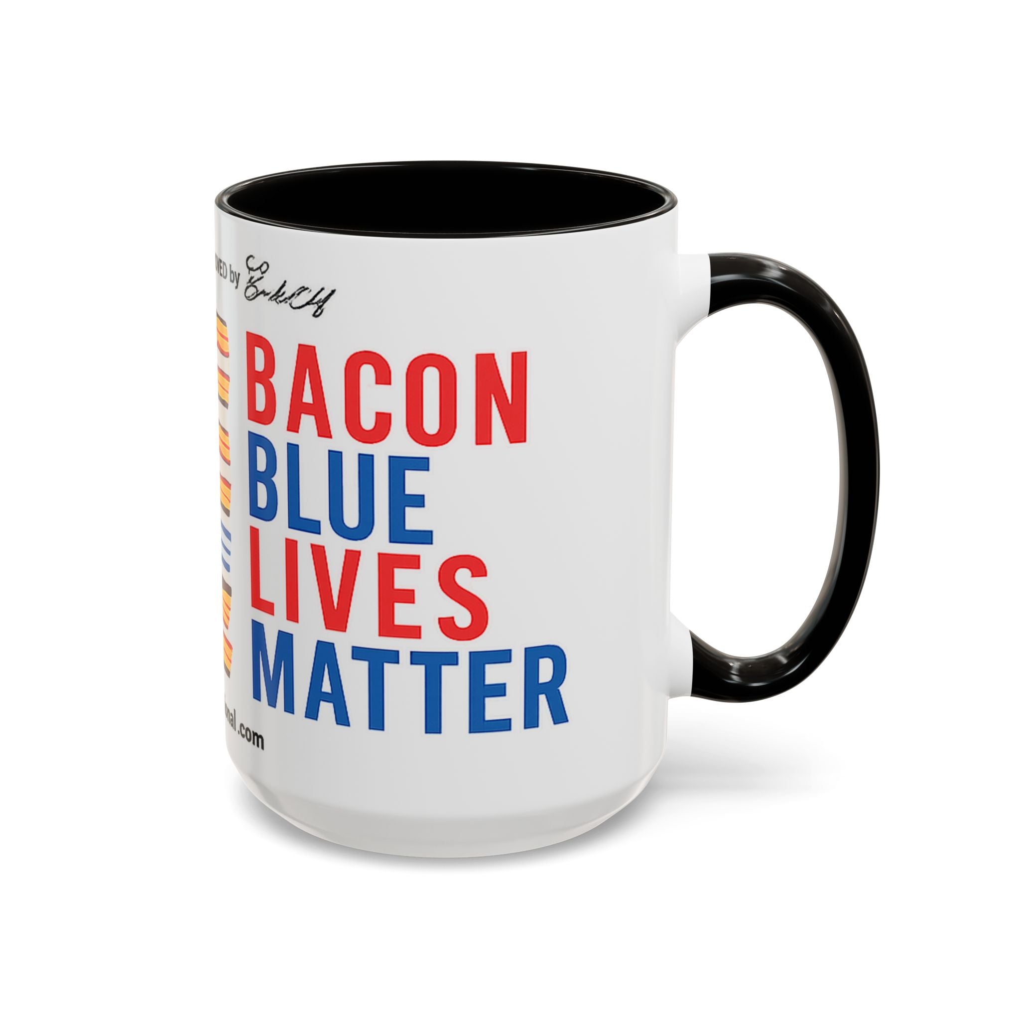Bacon Blue Lives Matter Mug | 11oz or 15oz Colorful Ceramic Mug