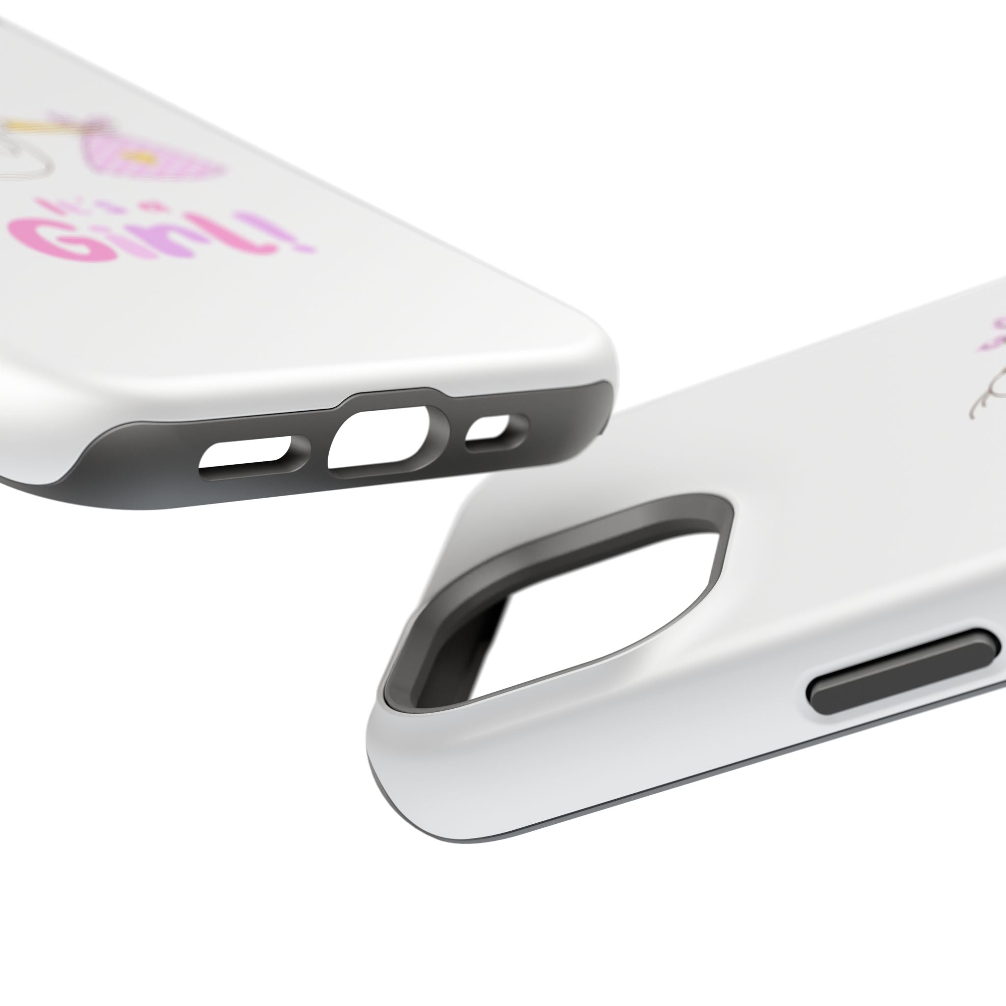 Phone Case - "It's a Girl!" Stork Baby Announcement Impact-Resistant Case