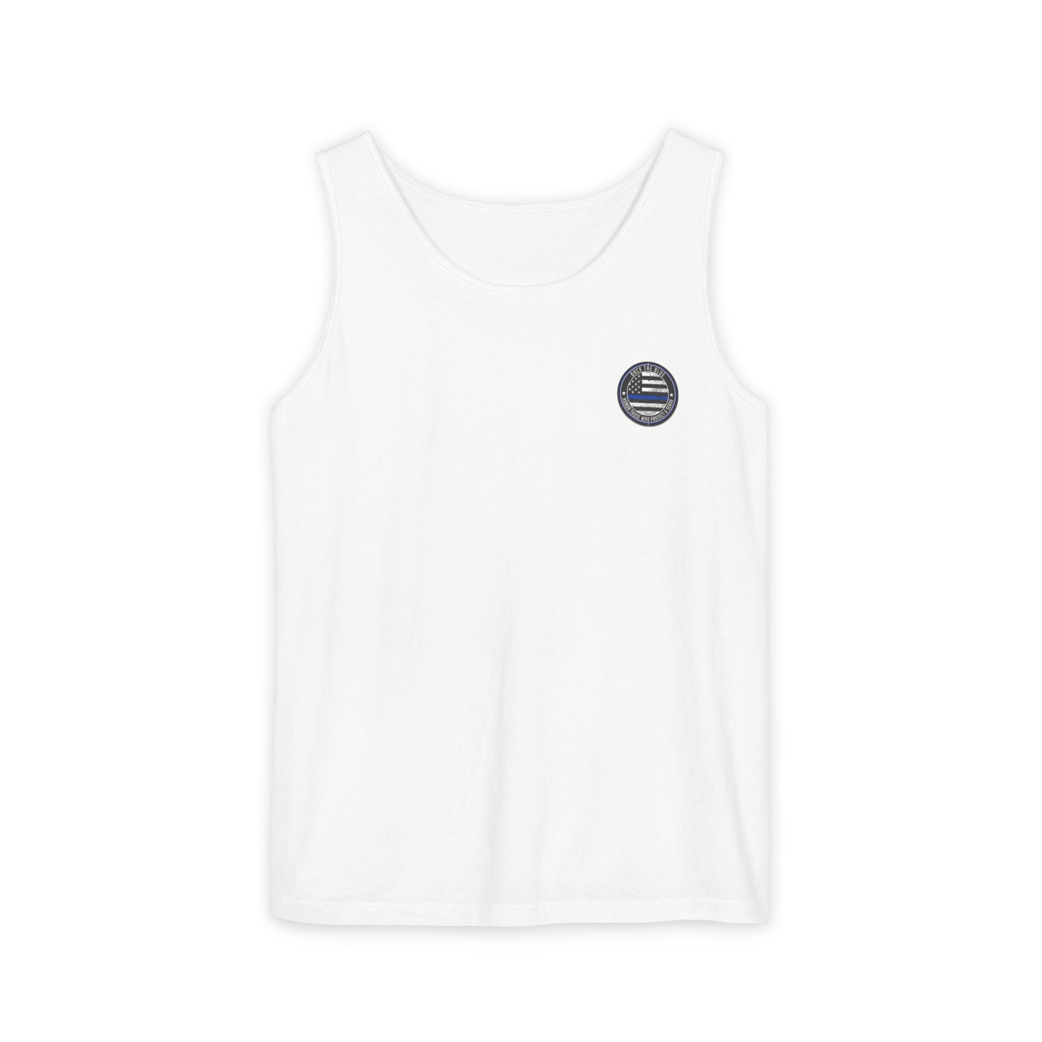 Bacon Blue Lives Matter Tank Top | American Flag Bacon Design
