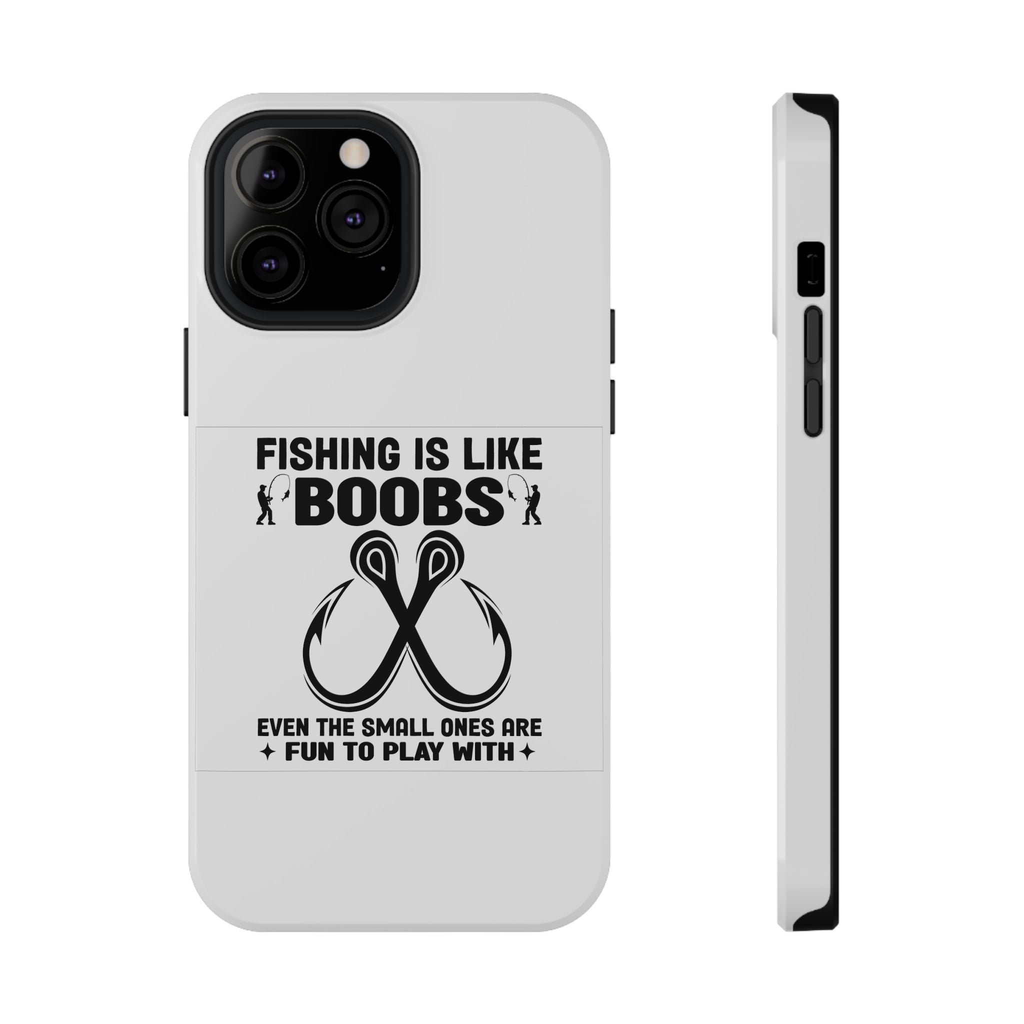 Fishing Is Like Boobs phone case | Impact-Resistant Case