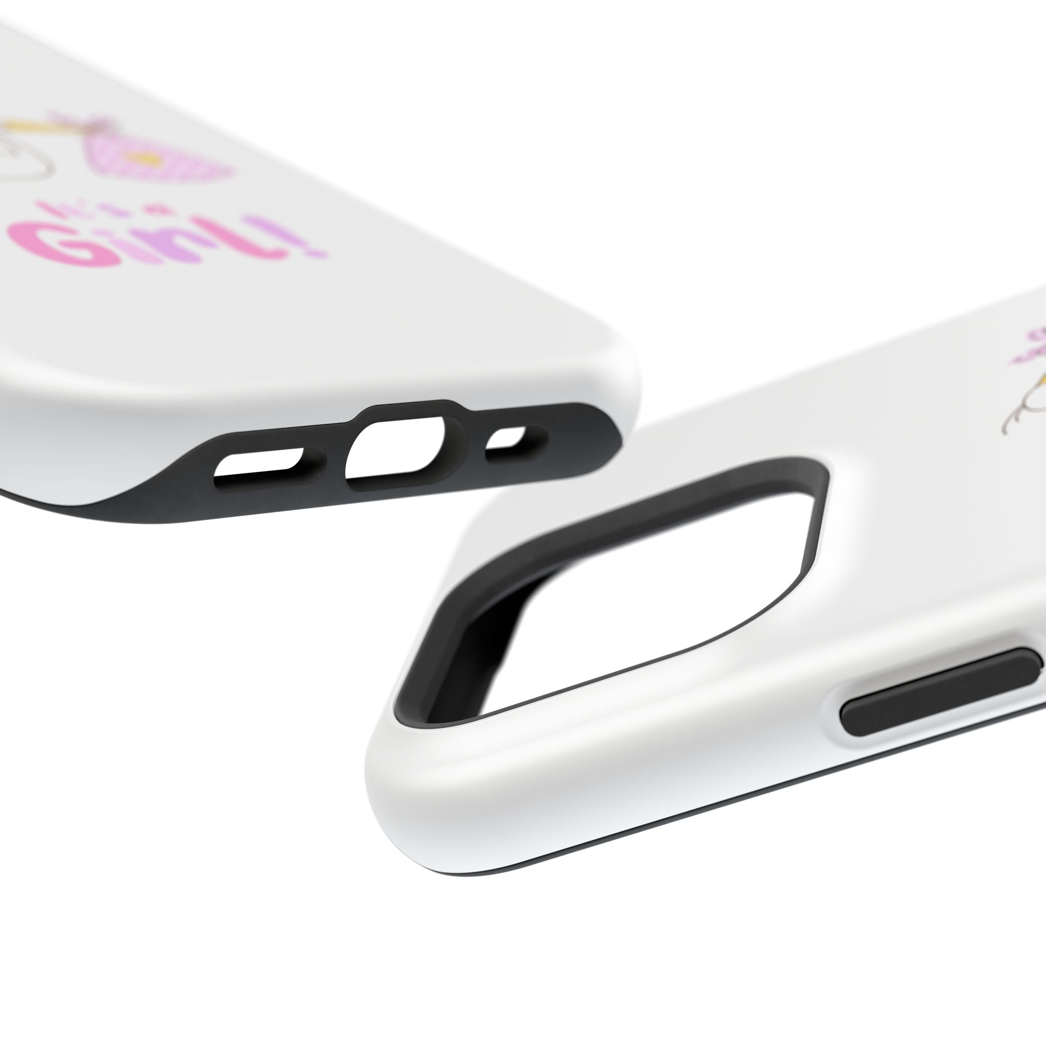 Phone Case - "It's a Girl!" Stork Baby Announcement Impact-Resistant Case