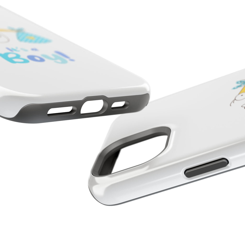 Stork 'It's a Boy' Phone Case | Impact-Resistant Case