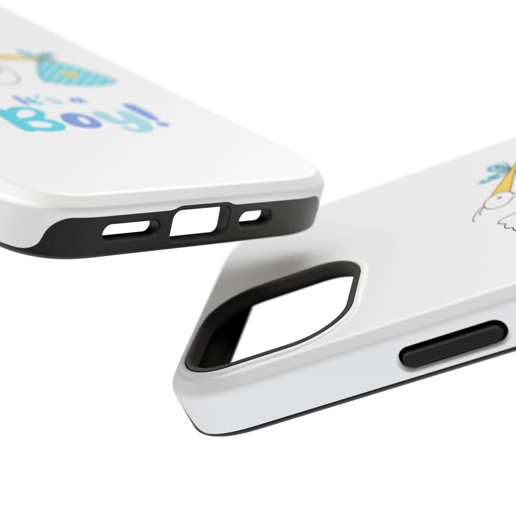 Stork 'It's a Boy' Phone Case | Impact-Resistant Case