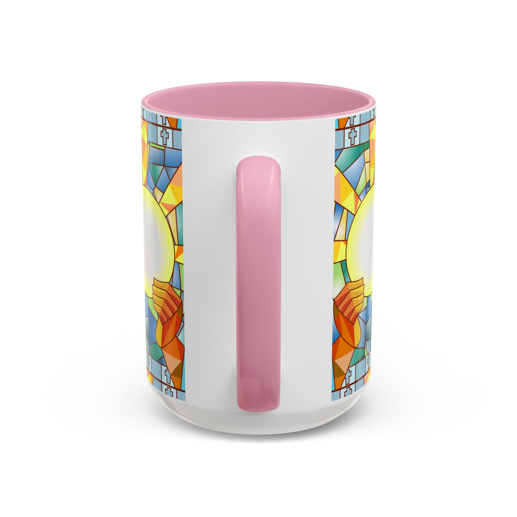 Stained Glass Eucharist Chalice Mug | Church Communion Ceramic Mug