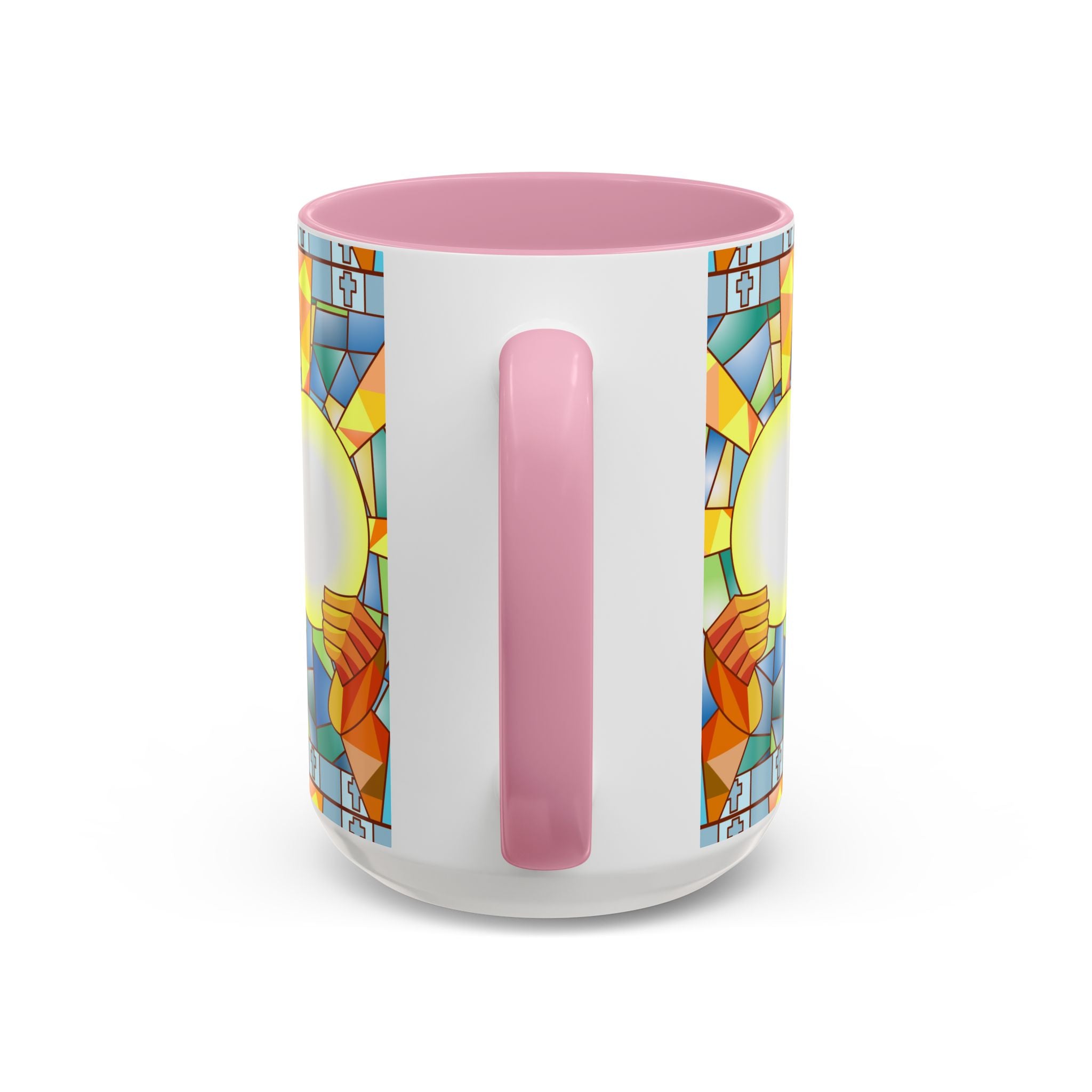 Stained Glass Eucharist Chalice Mug | Church Communion Ceramic Mug