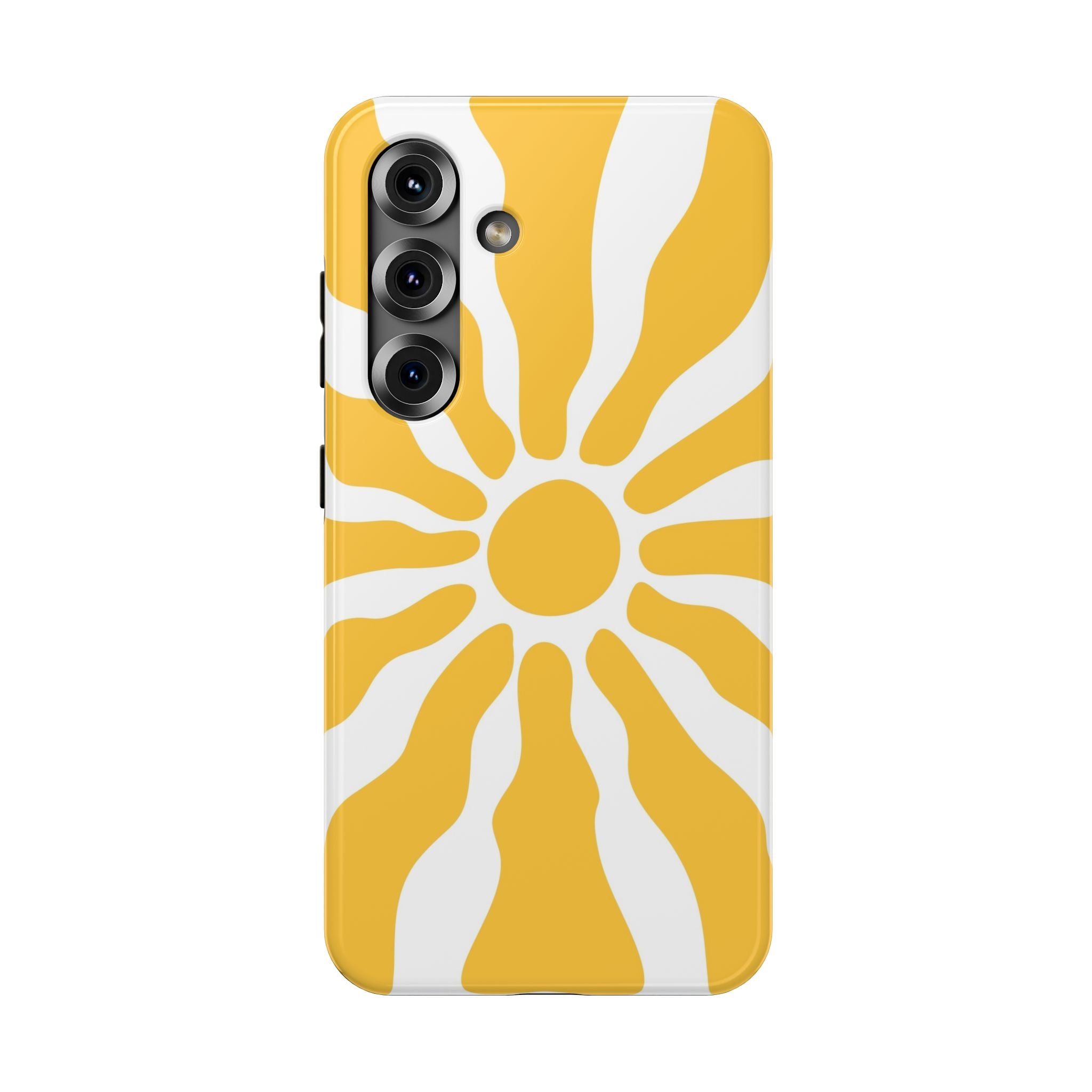 Retro Sunburst iPhone Case | Impact-Resistant Phone Case
