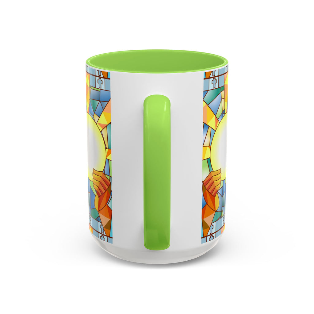 Stained Glass Eucharist Chalice Mug | Church Communion Ceramic Mug