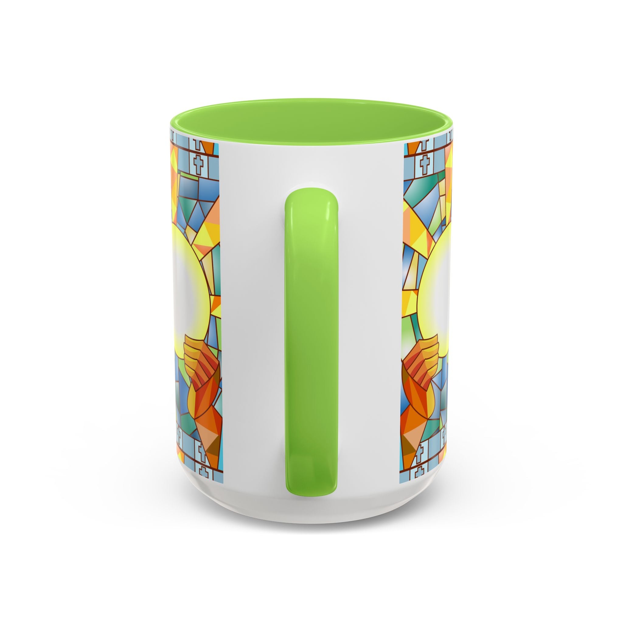 Stained Glass Eucharist Chalice Mug | Church Communion Ceramic Mug