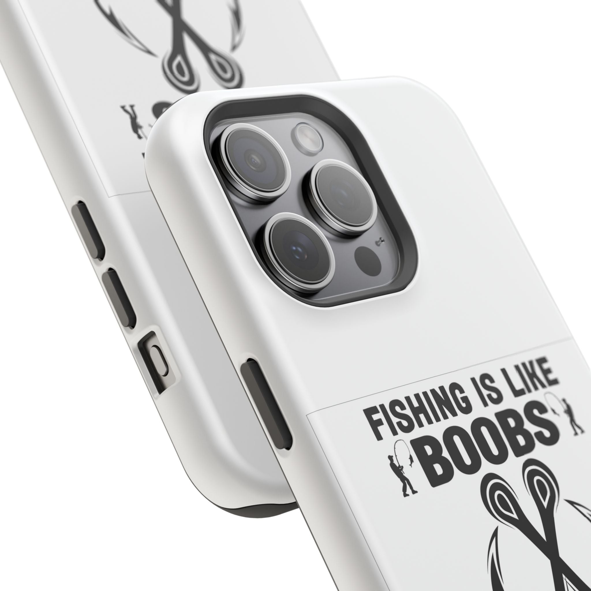 Fishing Is Like Boobs phone case | Impact-Resistant Case