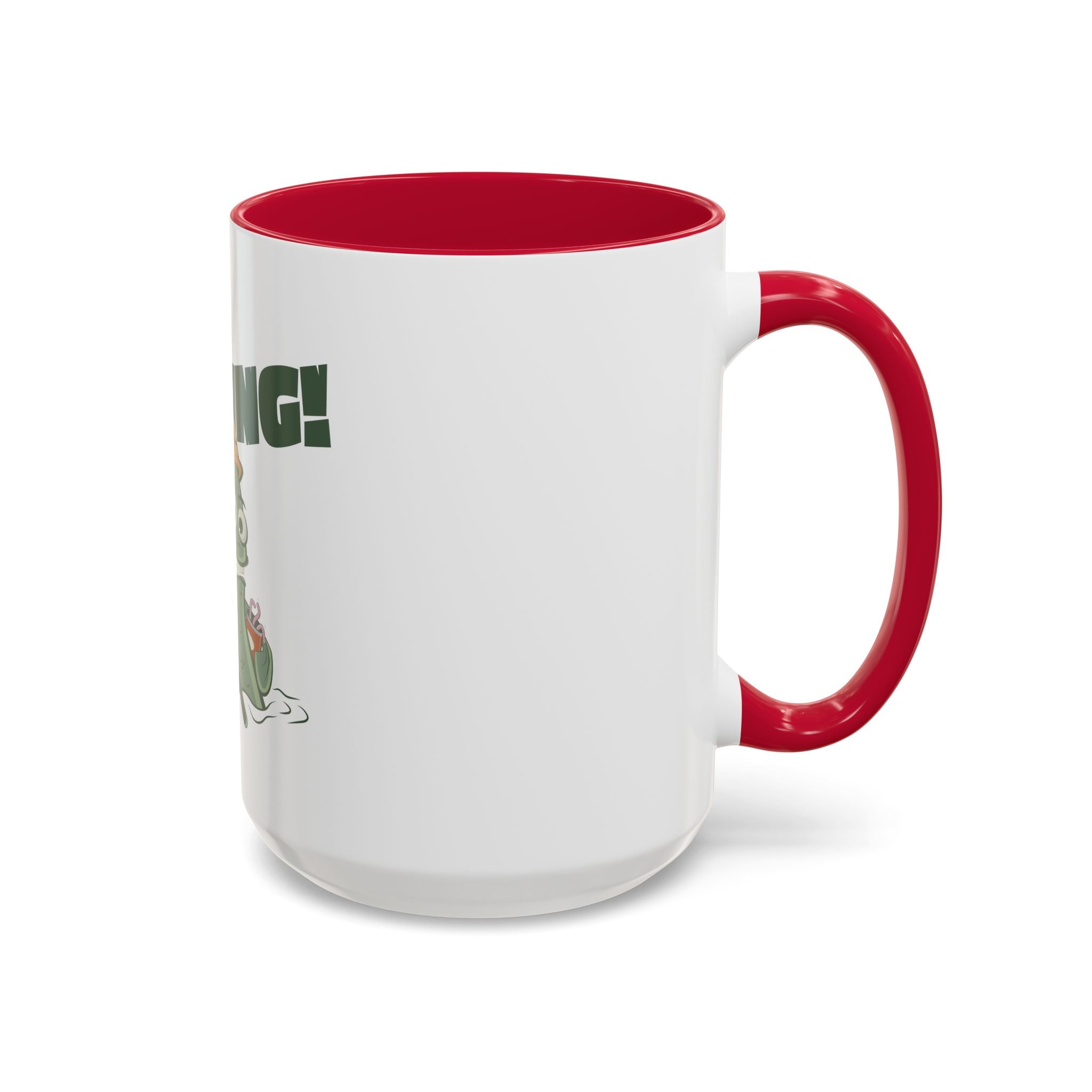 Gone Fishing fish character Mug | 11oz 15oz colorful ceramic