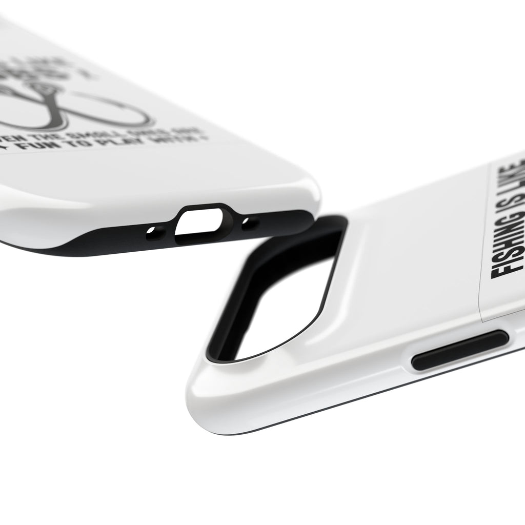 Fishing Is Like Boobs phone case | Impact-Resistant Case