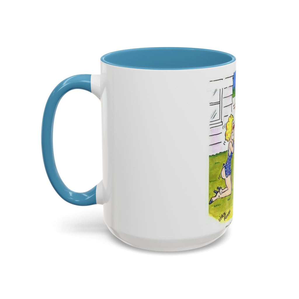 Backyard BBQ Cartoon mug | Accent Coffee Mug 11oz 15oz