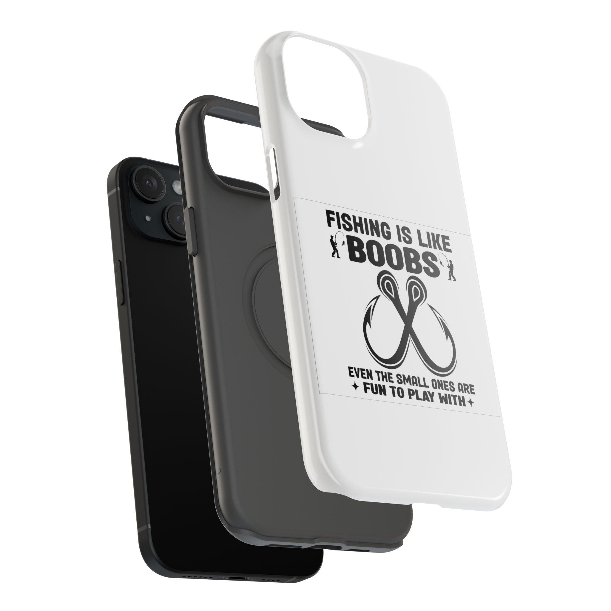 Fishing Is Like Boobs phone case | Impact-Resistant Case